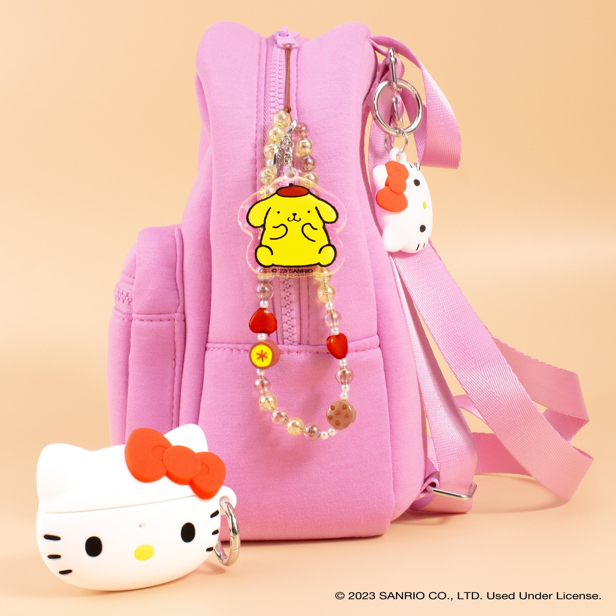 Pompompurin Beaded Charm Mobile Phone Wrist Strap - Image 6