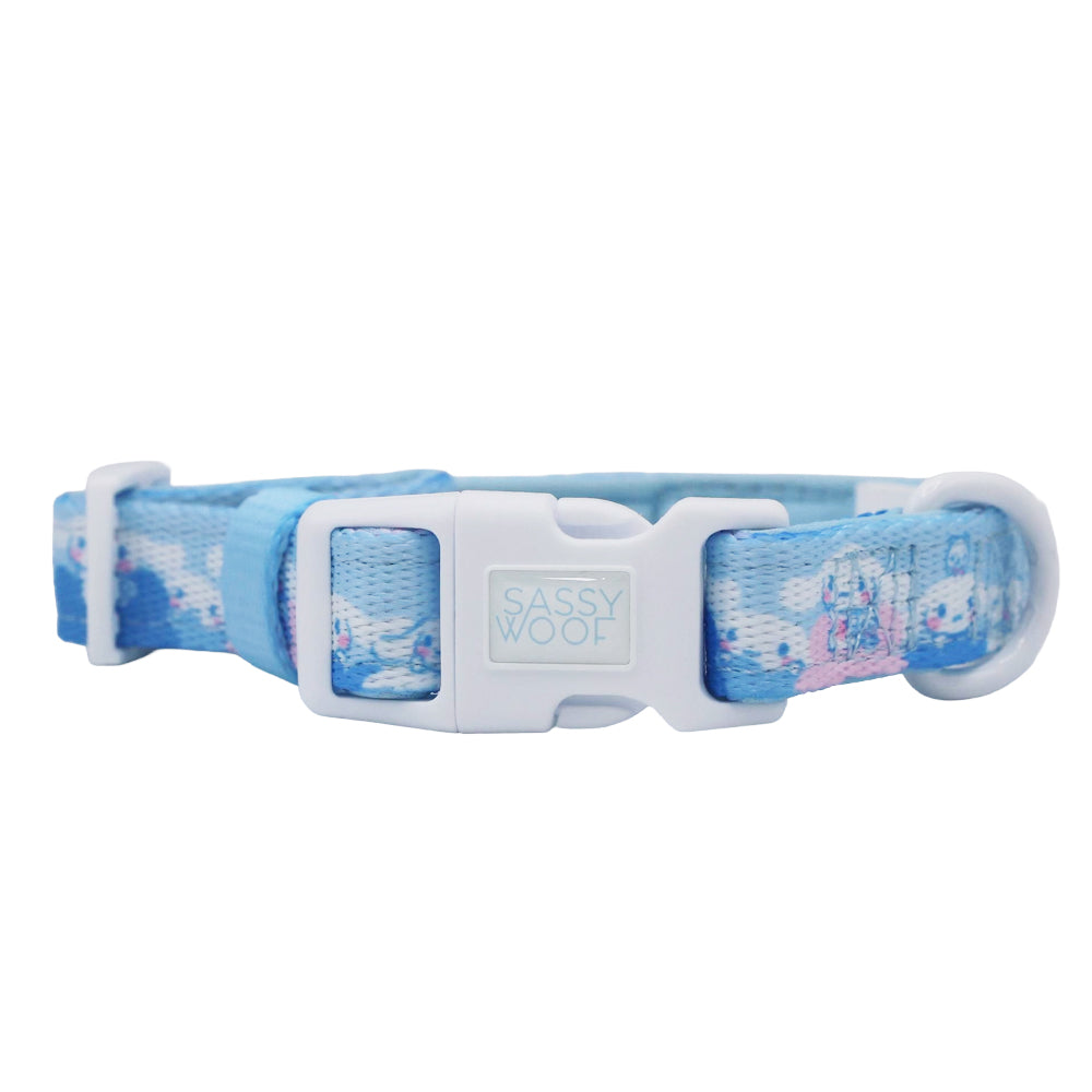 Cinnamoroll x Sassy Woof Dog Collar (Clouds) - Image 3