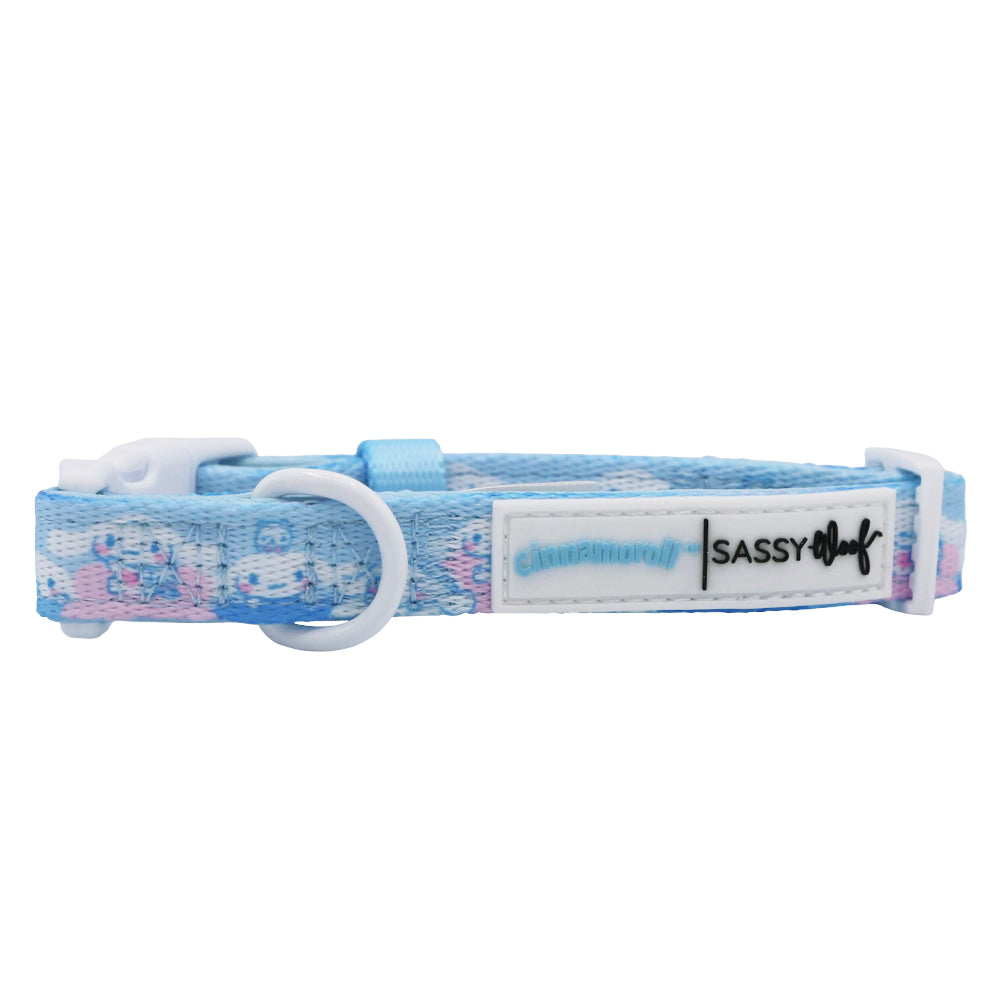 Cinnamoroll x Sassy Woof Dog Collar (Clouds) - Image 2
