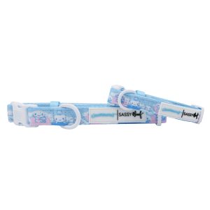 Cinnamoroll x Sassy Woof Dog Collar (Clouds)