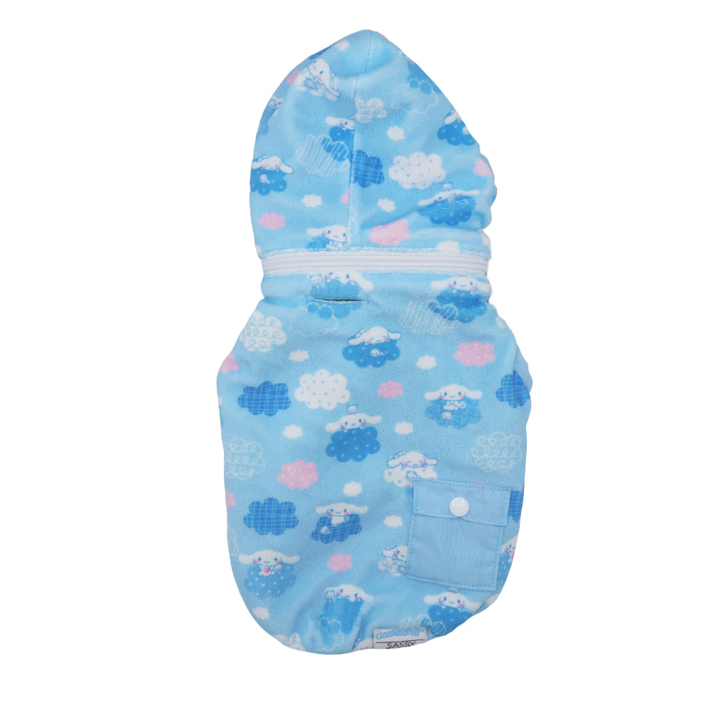 Cinnamoroll x Sassy Woof Reversible Sherpa Dog Jacket (Clouds) - Image 5