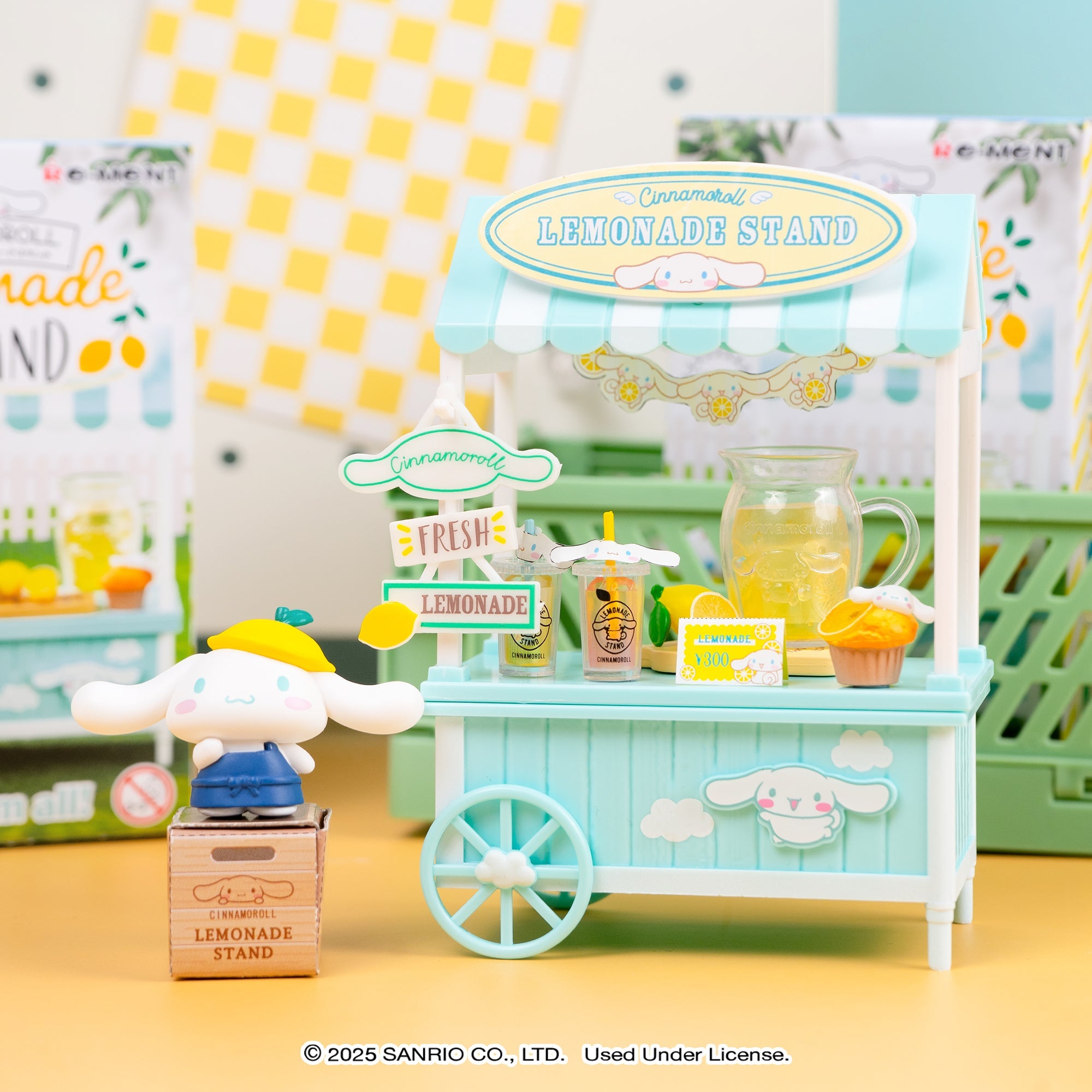Re-Ment Cinnamoroll's Lemonade Stand Blind Box Figure Set - Image 6