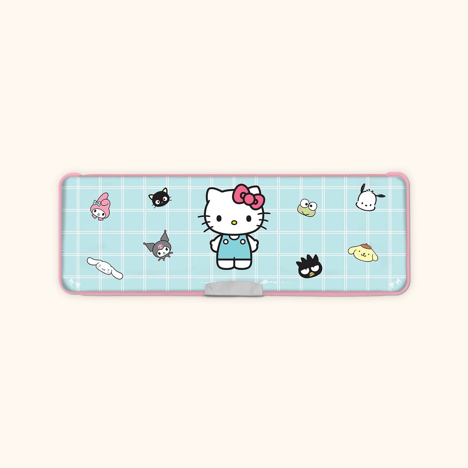 Hello Kitty and Friends x Studio Oh! Blue Grid Pencil Case - Image 4