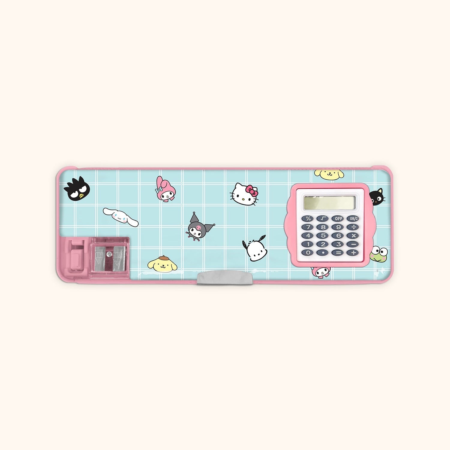 Hello Kitty and Friends x Studio Oh! Blue Grid Pencil Case - Image 5