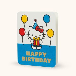 Hello Kitty x Studio Oh! Retro Red Happy Birthday Deluxe Greeting Card
