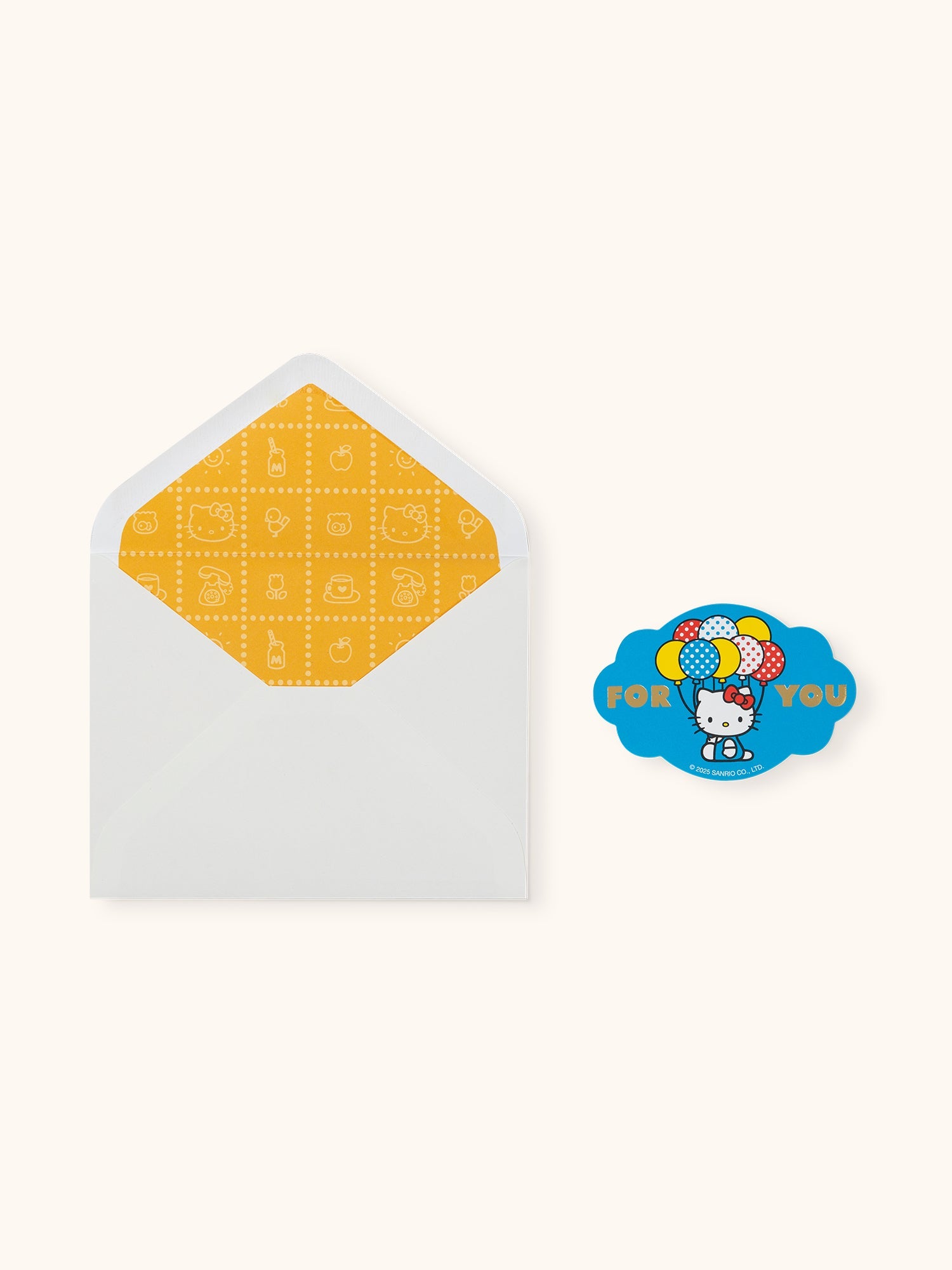 Hello Kitty x Studio Oh! Retro Red Happy Birthday Deluxe Greeting Card - Image 2