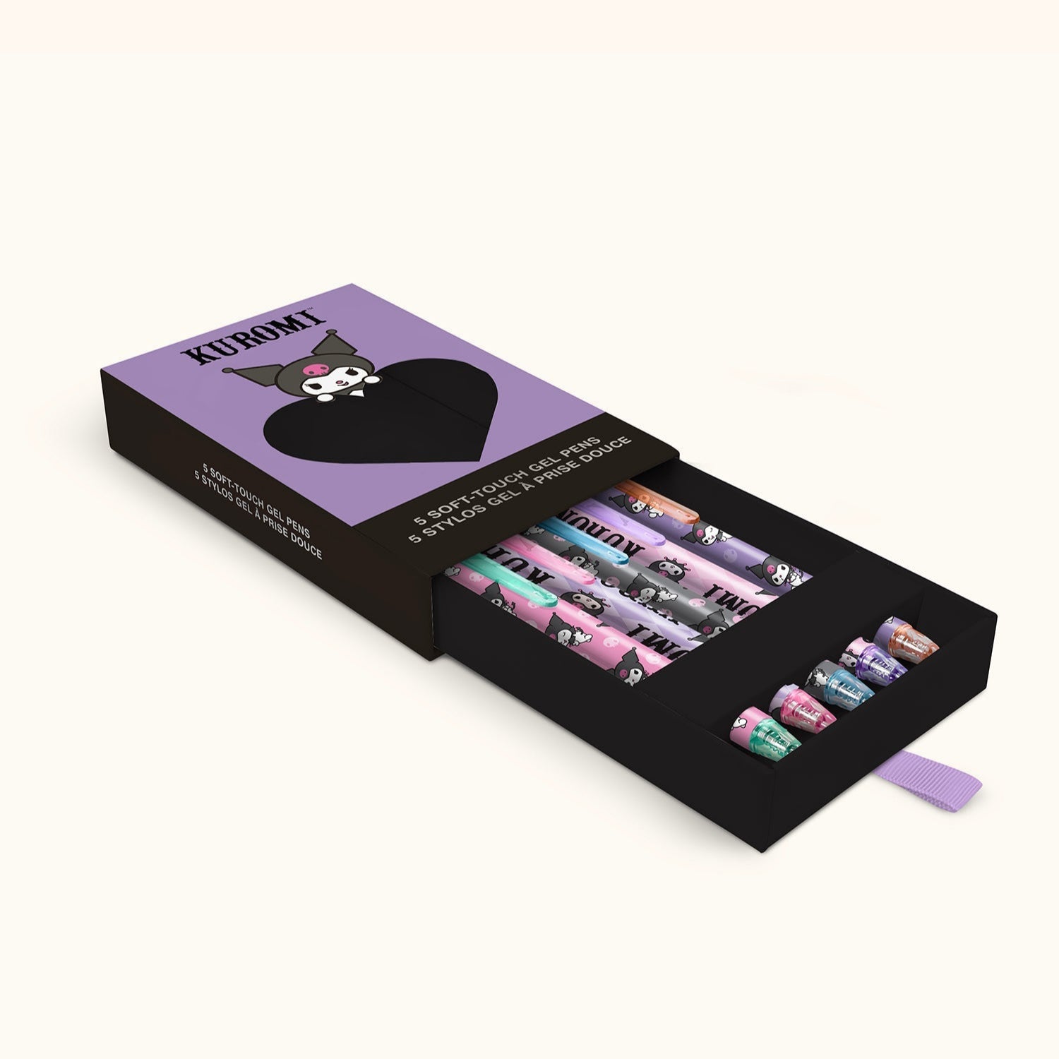 Kuromi x Studio Oh! Soft-Touch Gel Pen Set - Image 3
