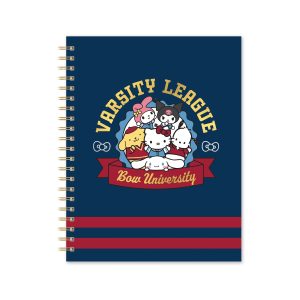 Hello Kitty and Friends x Studio Oh! Varsity Extra-Large Spiral Notebook