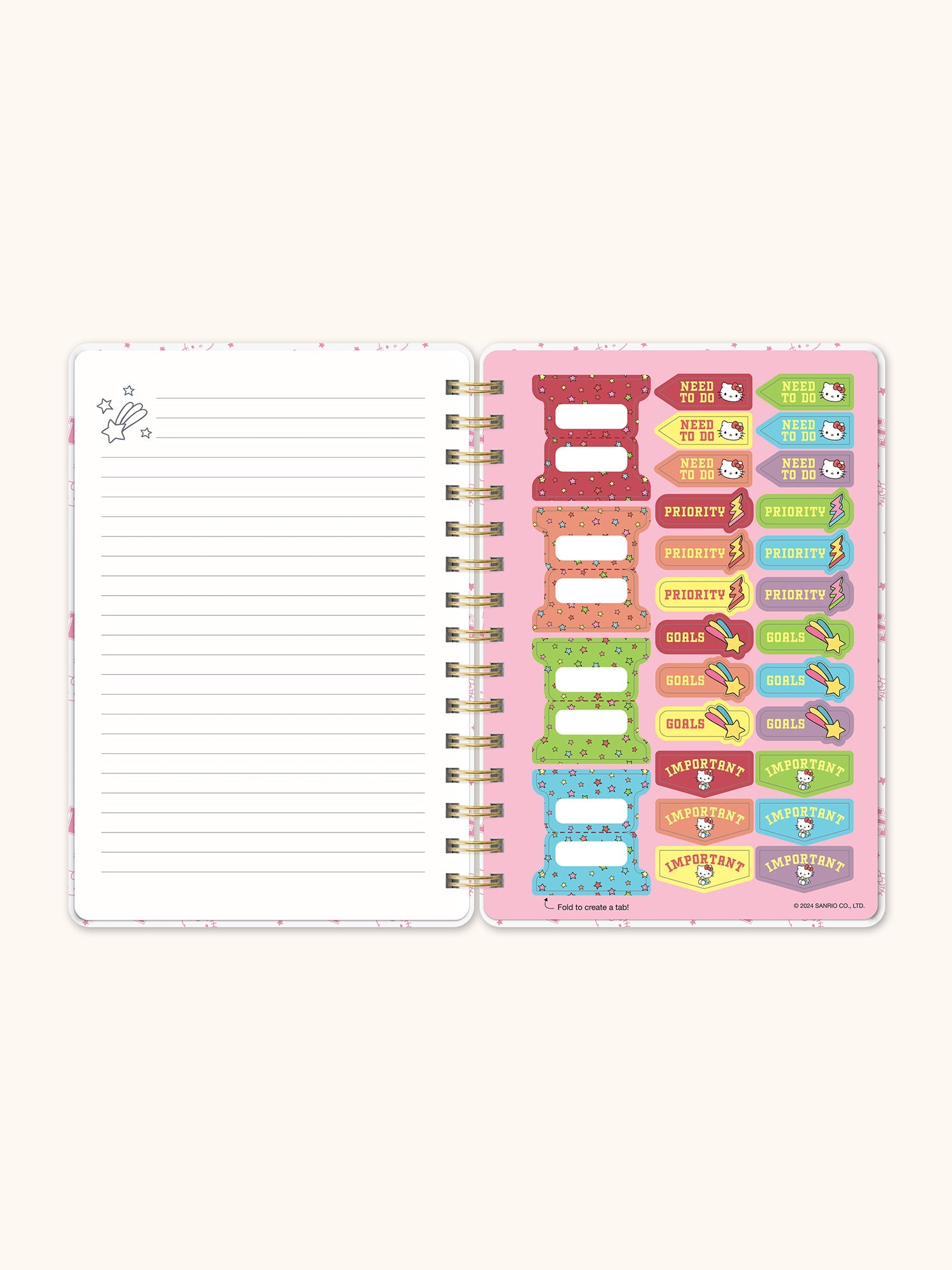 Hello Kitty x Studio Oh! College Letters Agatha Notebook - Image 3