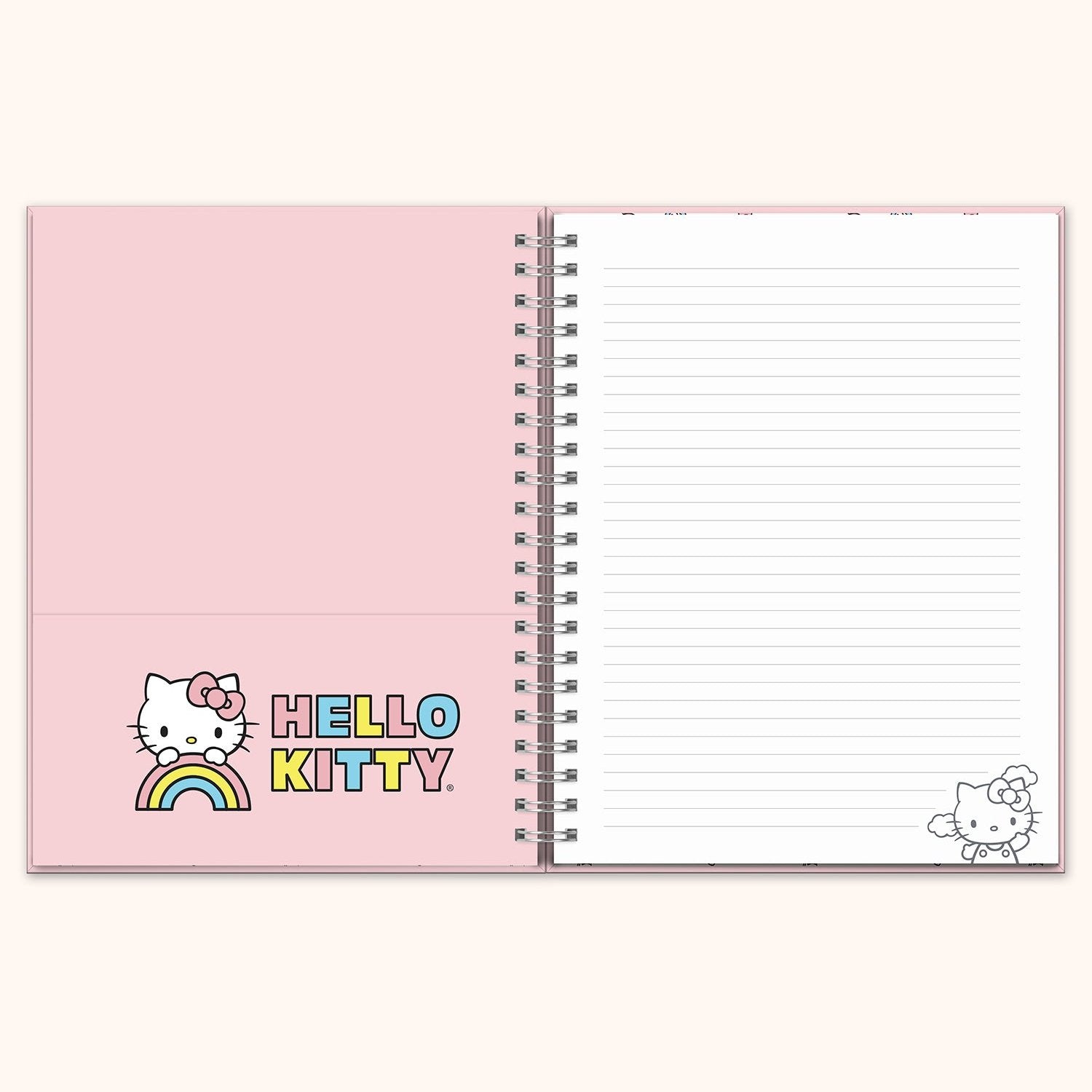 Hello Kitty x Studio Oh! Classic Pink Extra-Large Spiral Notebook - Image 3