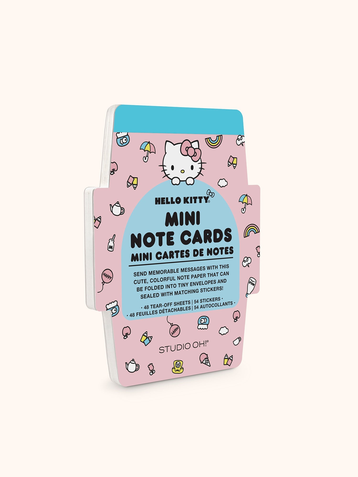 Hello Kitty x Studio Oh! Classic Pink Mini Memo with Stickers - Image 5