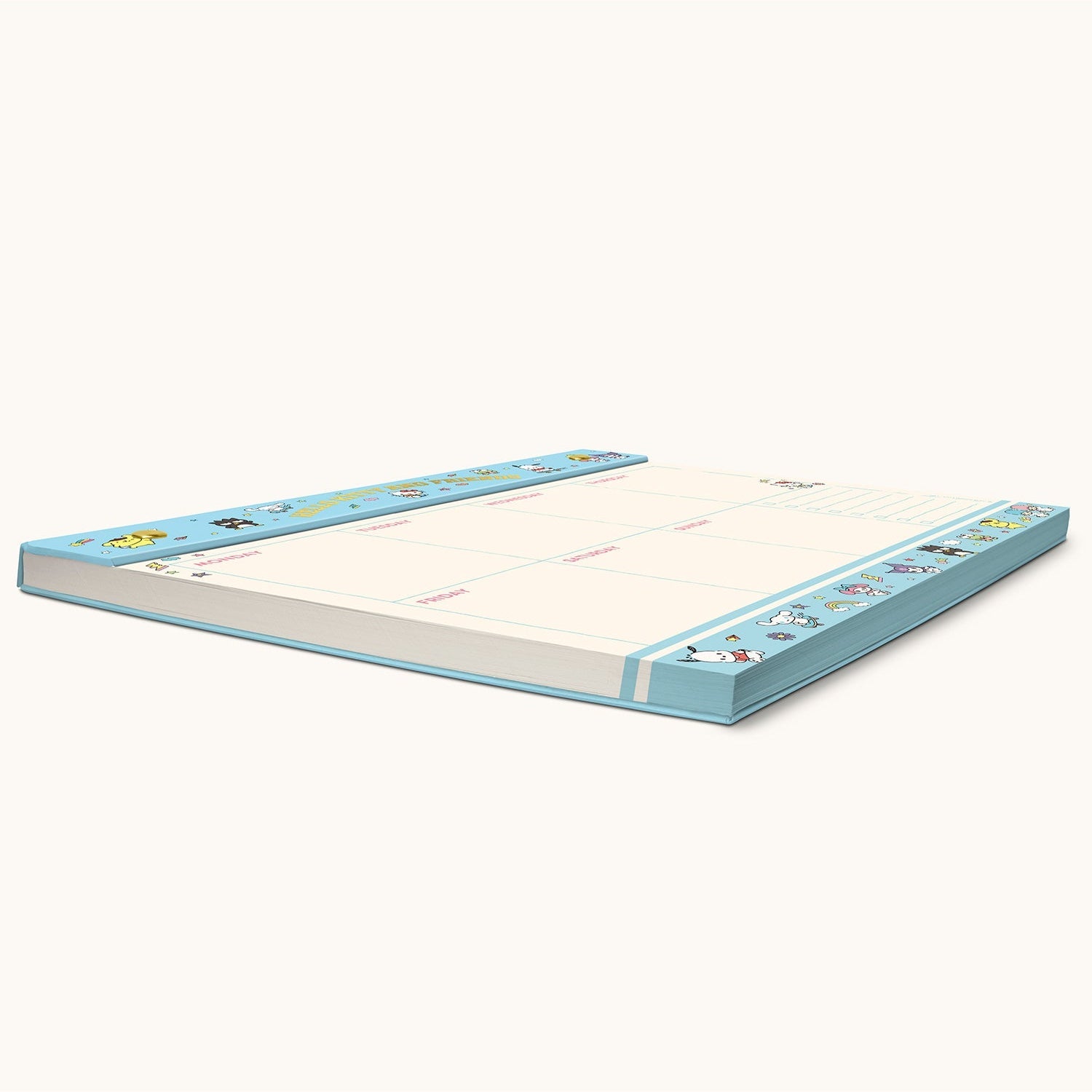 Hello Kitty and Friends x Studio Oh! College Letters Blue Weekly Desk Pad - Image 4