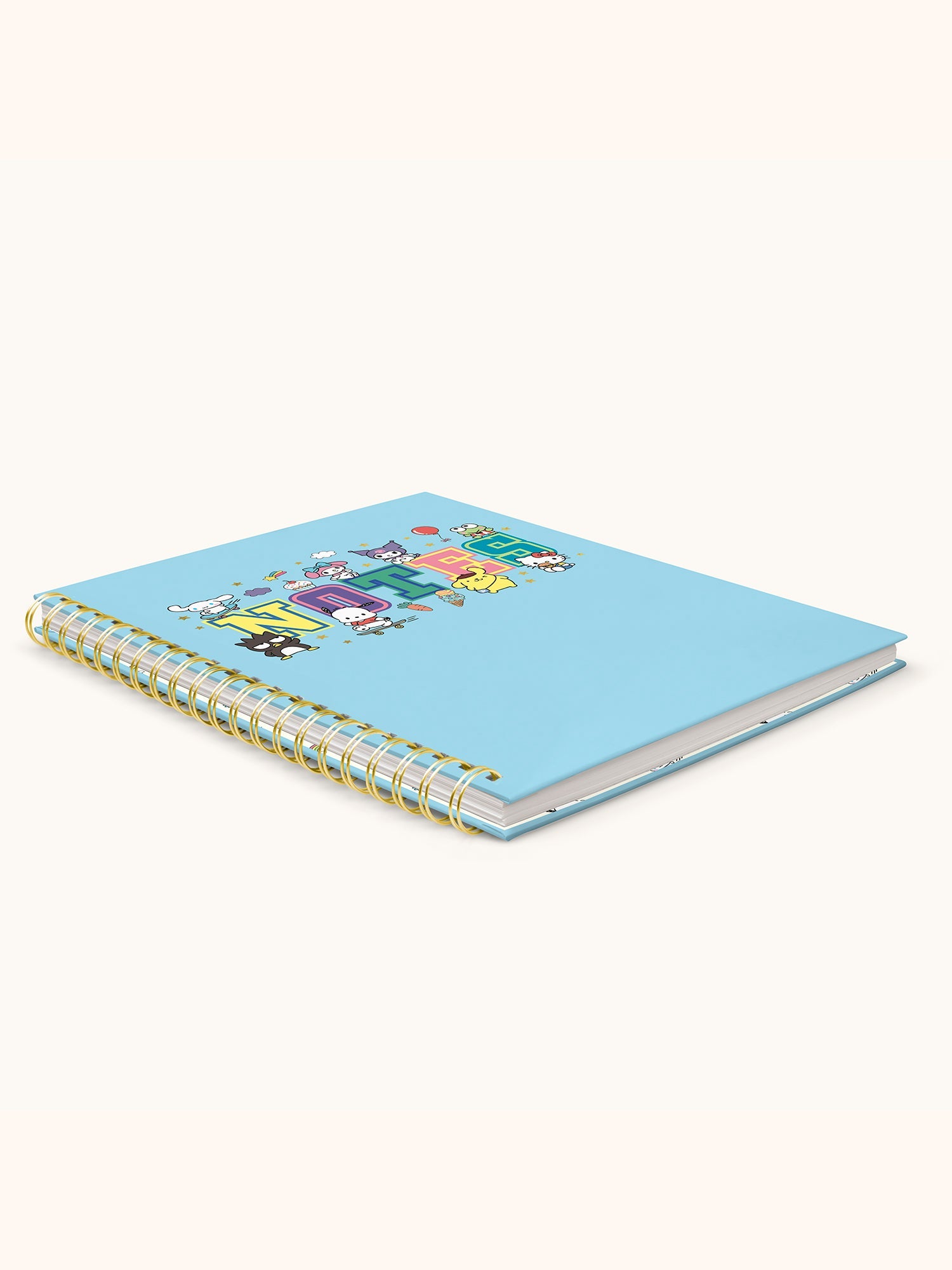 Hello Kitty and Friends x Studio Oh! College Letters Blue Extra-Large Spiral Notebook - Image 5