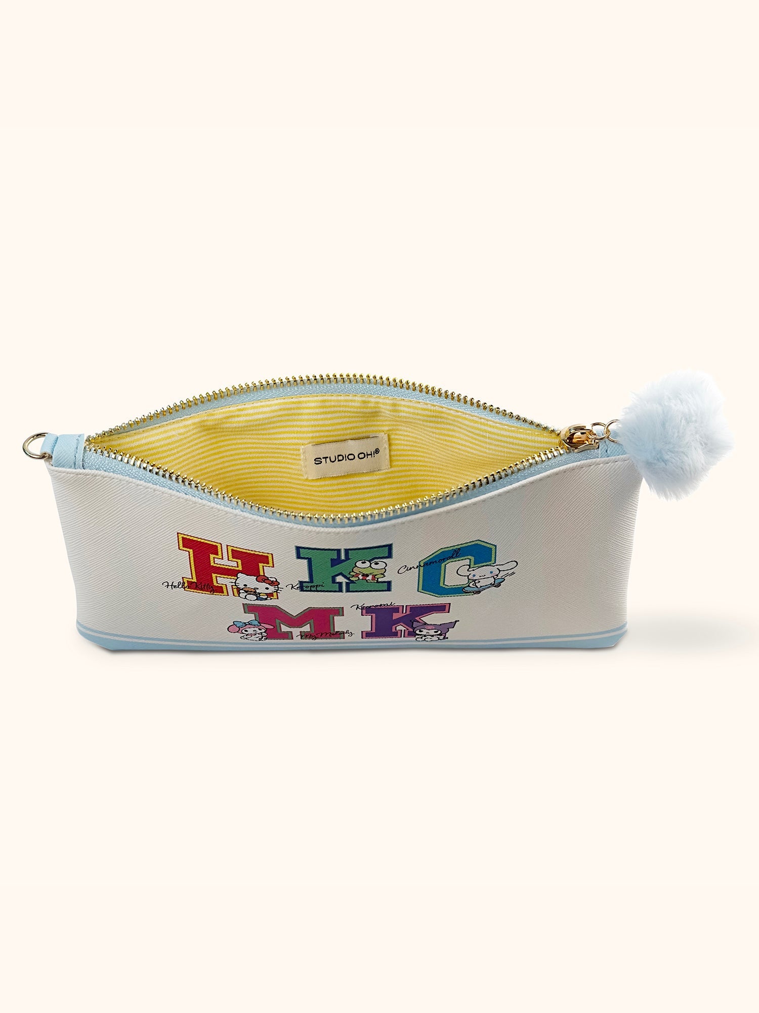 Hello Kitty and Friends x Studio Oh! College Letters Blue Pencil Pouch - Image 2