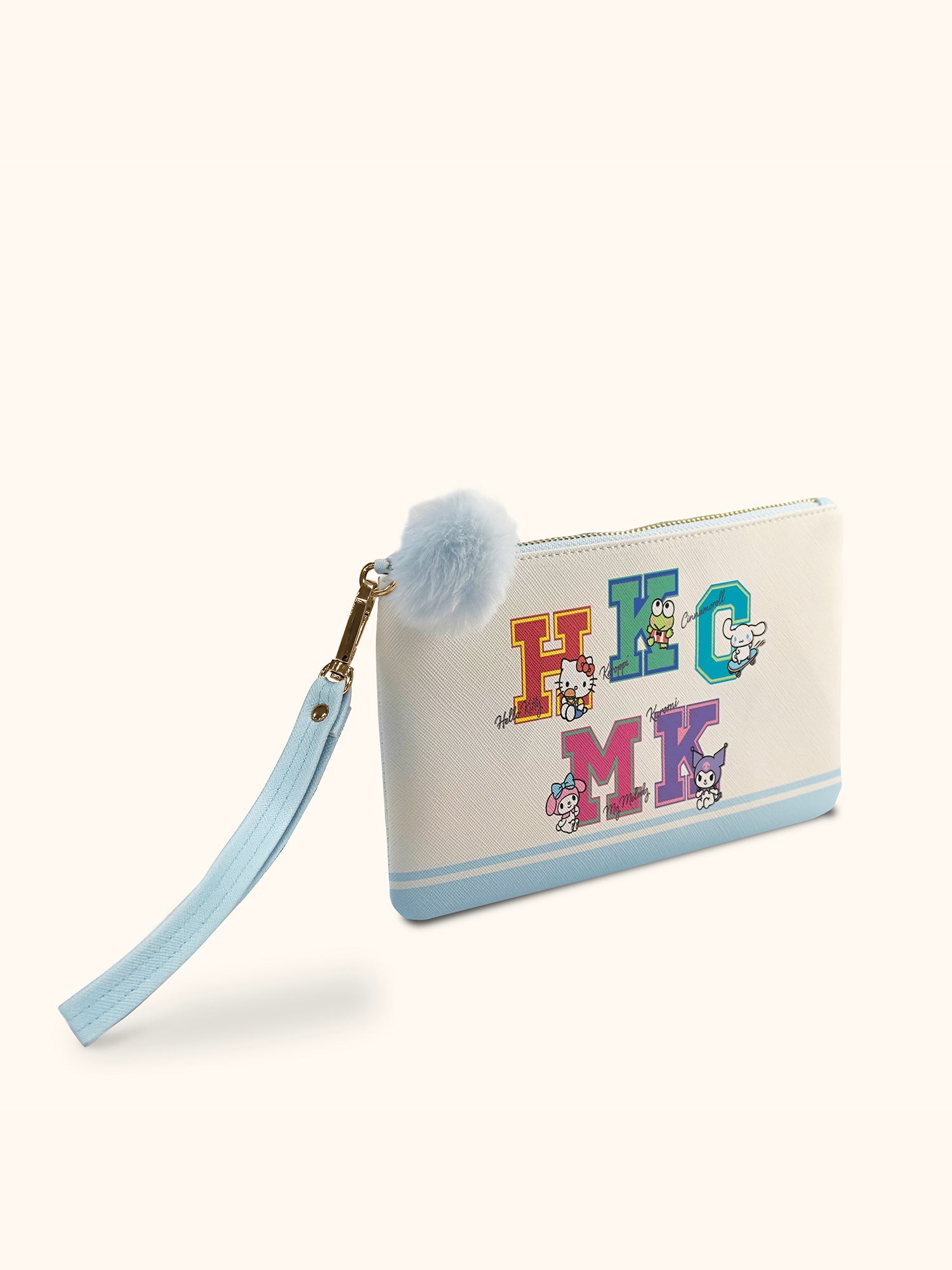 Hello Kitty and Friends x Studio Oh! College Letters Blue Pencil Pouch - Image 3