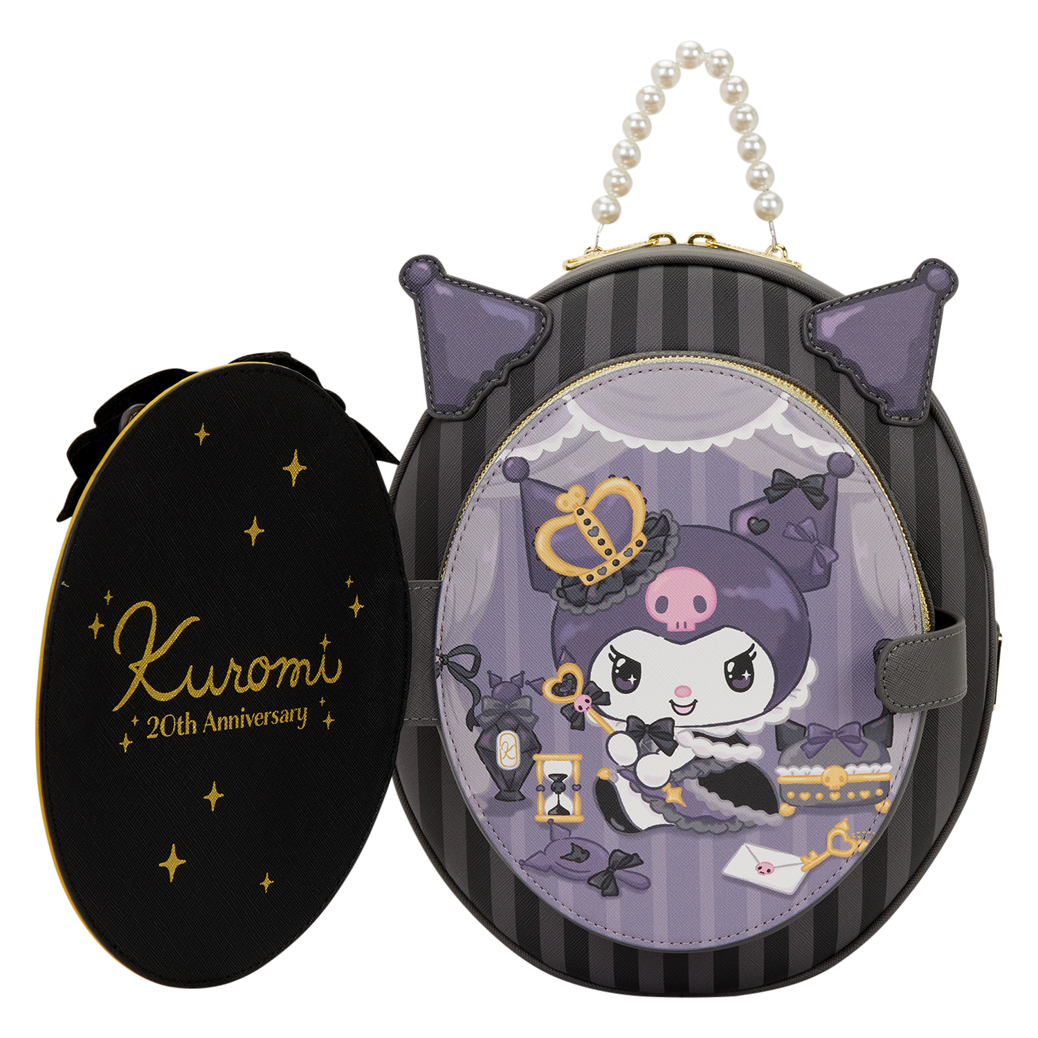 Kuromi x Loungefly 20th Anniversary Mini Backpack - Image 4