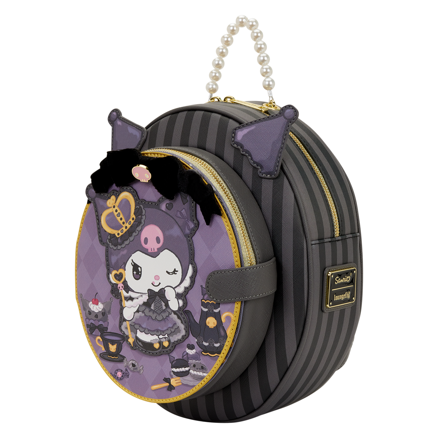 Kuromi x Loungefly 20th Anniversary Mini Backpack - Image 3