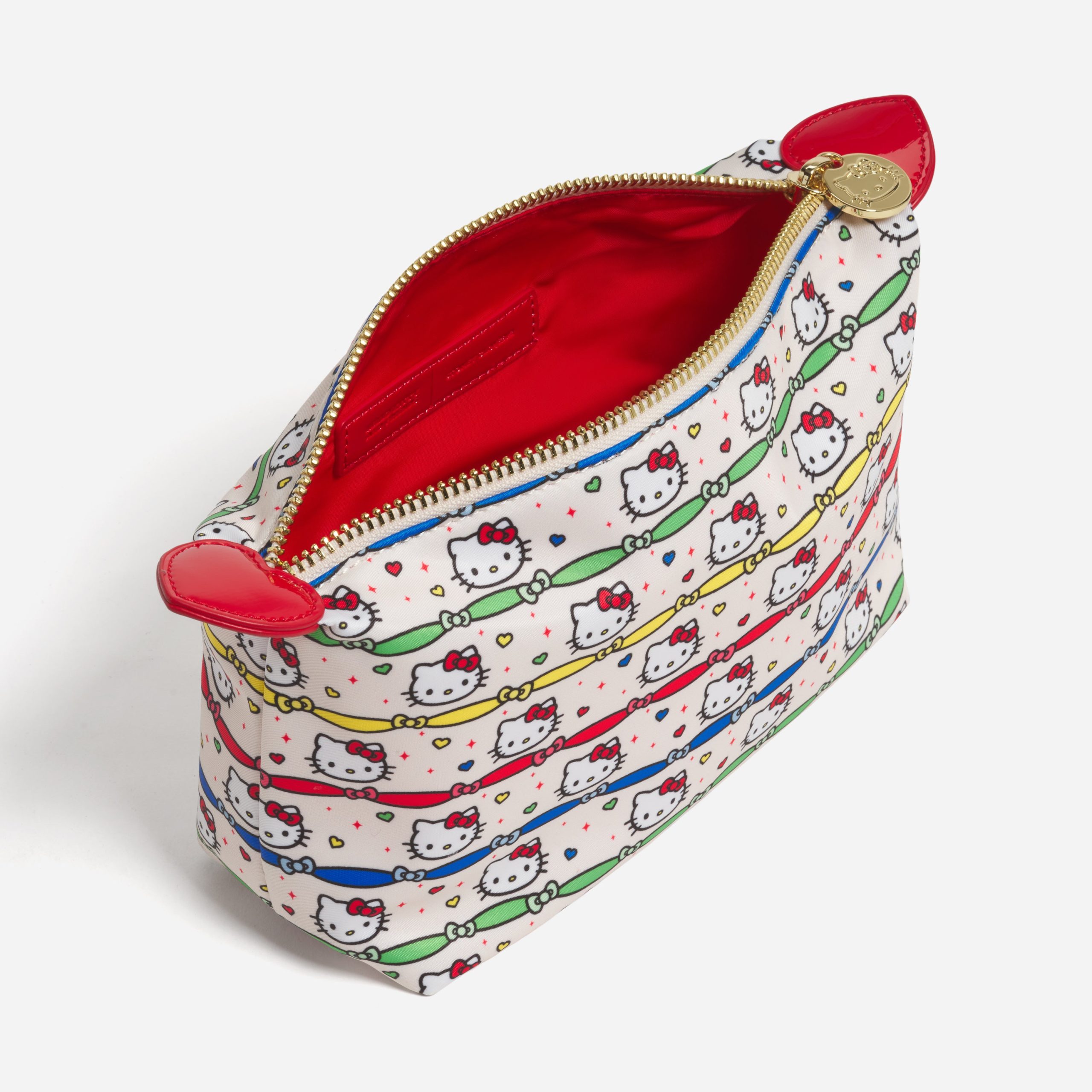 Hello Kitty x Stoney Clover Lane Small Pouchette (Hello Kitty Ribbon Stripe) - Image 3