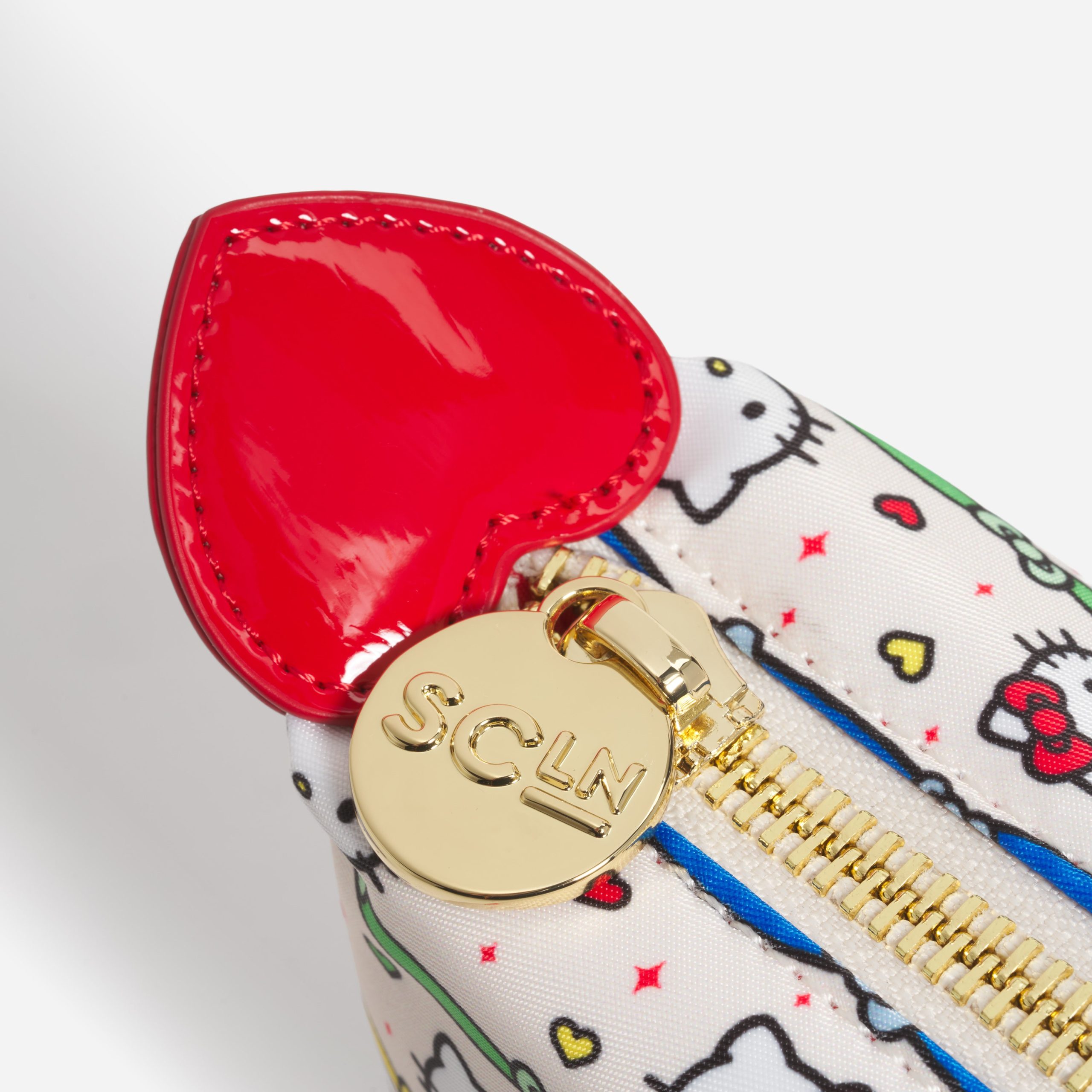 Hello Kitty x Stoney Clover Lane Small Pouchette (Hello Kitty Ribbon Stripe) - Image 5