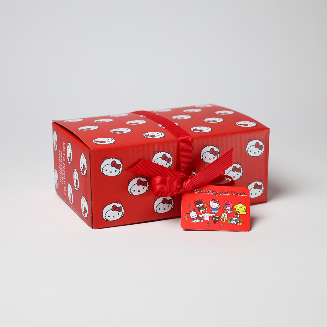 Hello Kitty Ceramic Holiday Salt & Pepper Set (Sled) - Image 4