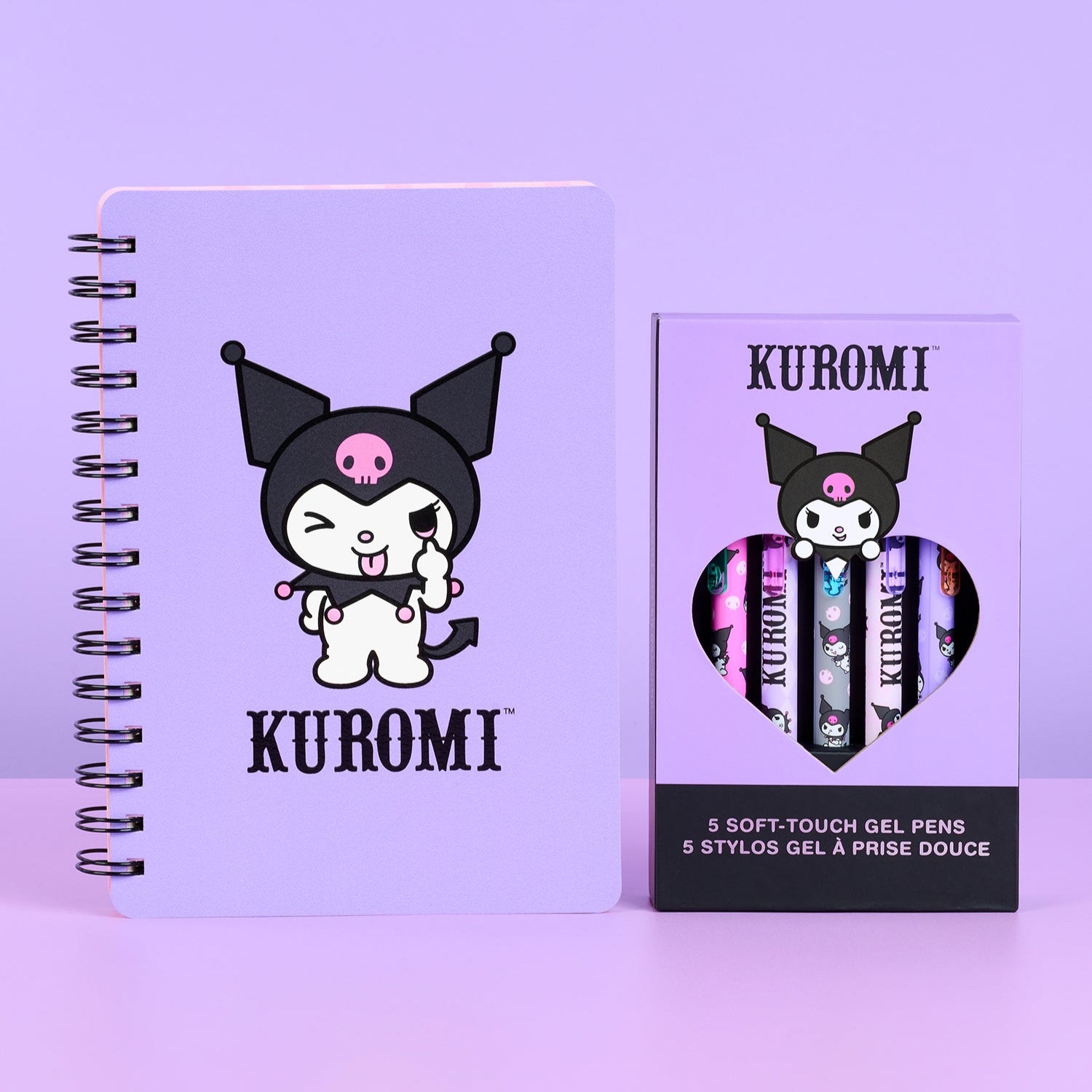 Kuromi x Studio Oh! Soft-Touch Gel Pen Set - Image 7