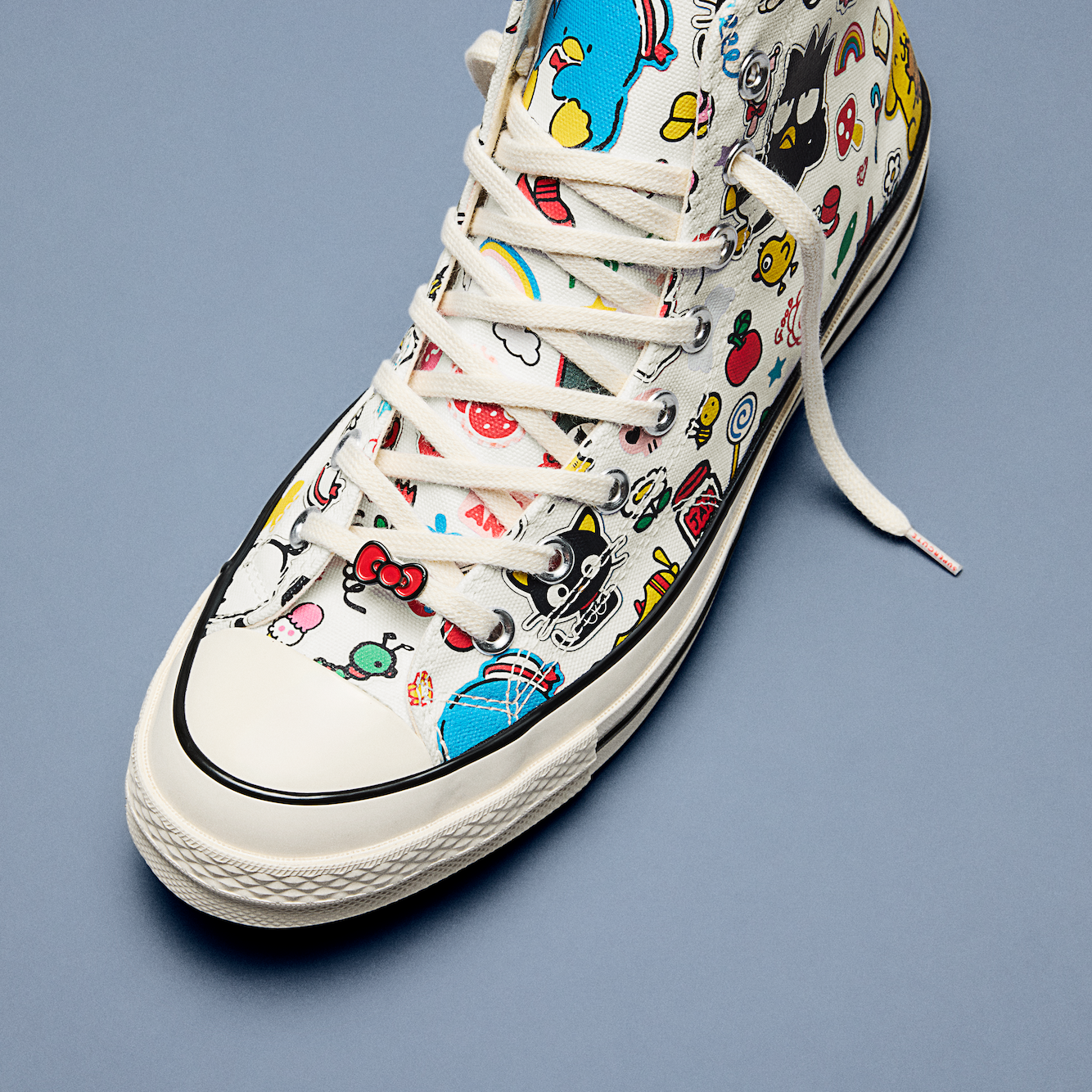 Converse x Hello Kitty and Friends Chuck 70 Hi-Top Stickers Sneaker (Adult - White) - Image 3