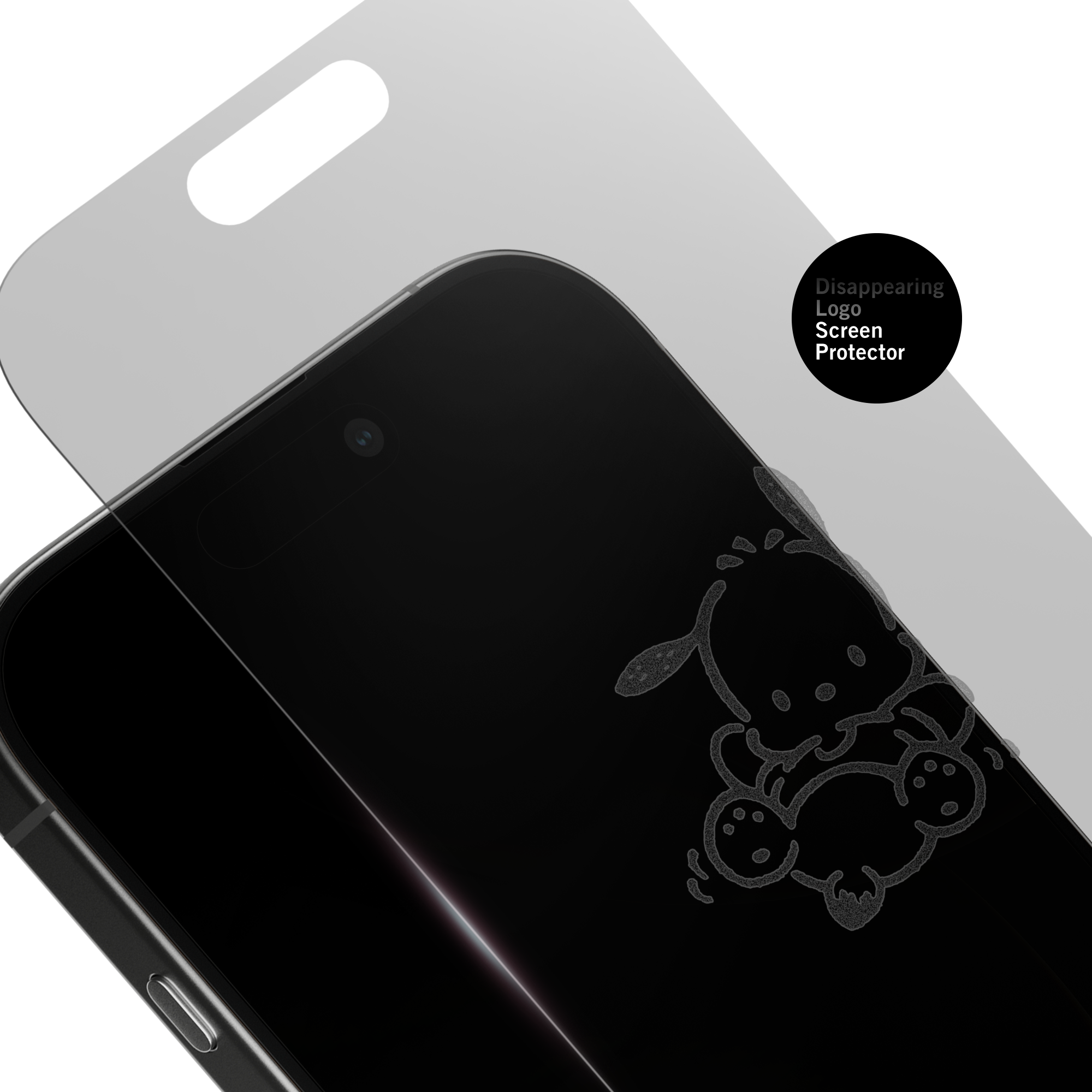 Pochacco x Screen Skinz Dancing iPhone Clear Screen Protector - Image 2