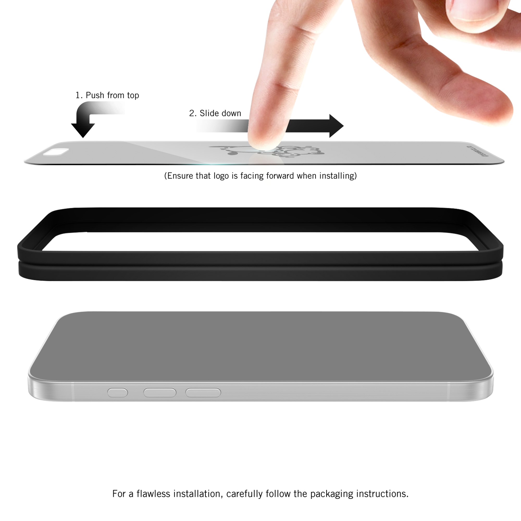 Pochacco x Screen Skinz Dancing iPhone Clear Screen Protector - Image 4
