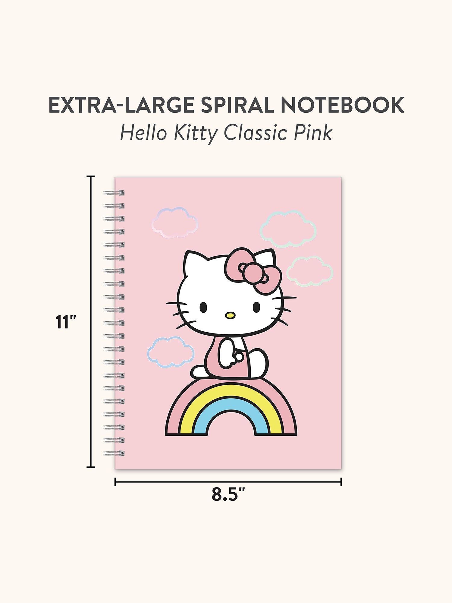Hello Kitty x Studio Oh! Classic Pink Extra-Large Spiral Notebook - Image 7