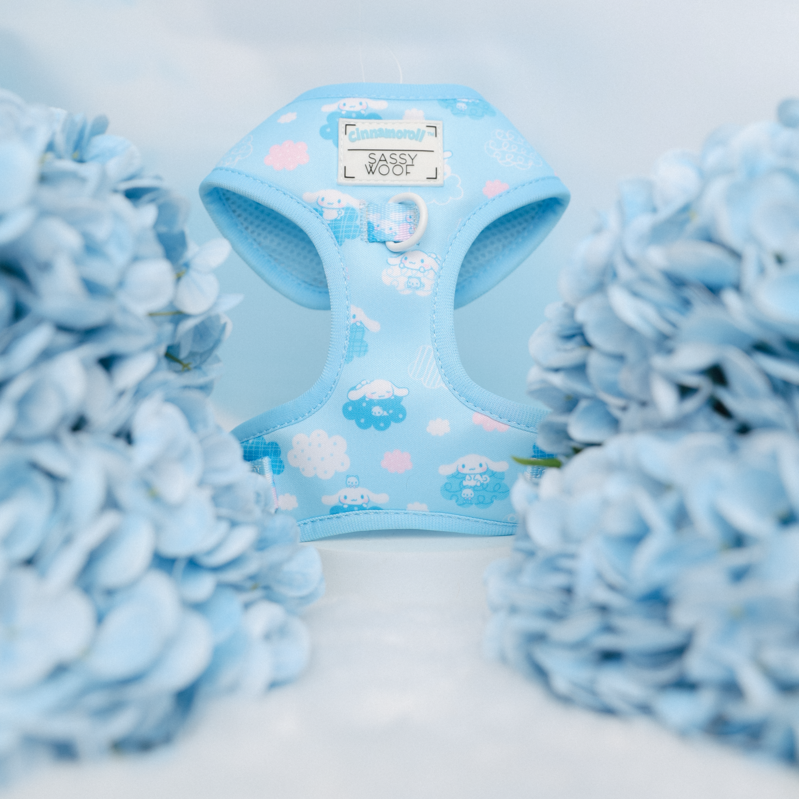 Cinnamoroll x Sassy Woof Adjustable Dog Harness (Clouds) - Image 6
