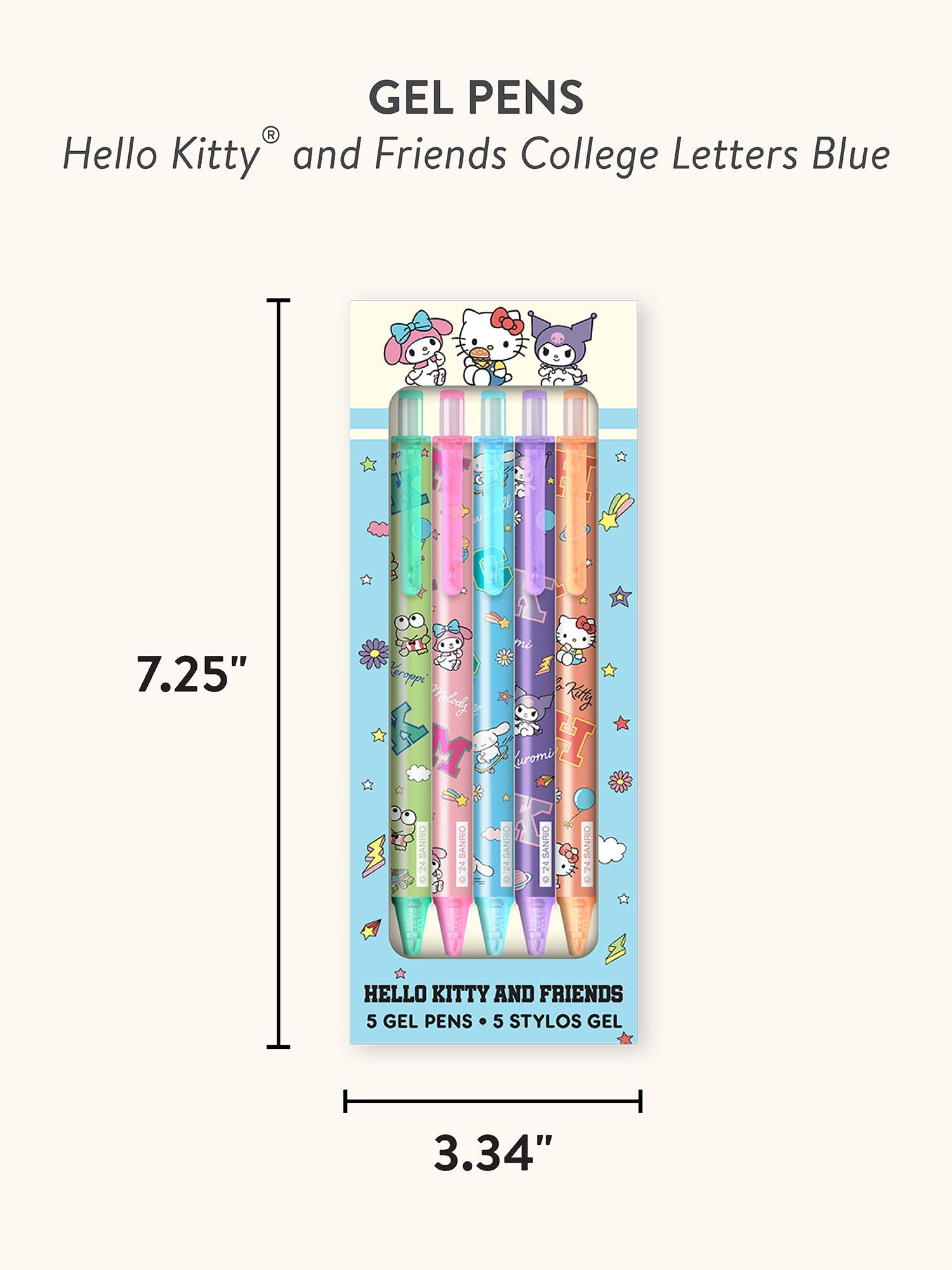 Hello Kitty and Friends x Studio Oh! College Letters Gel Pens - Image 3