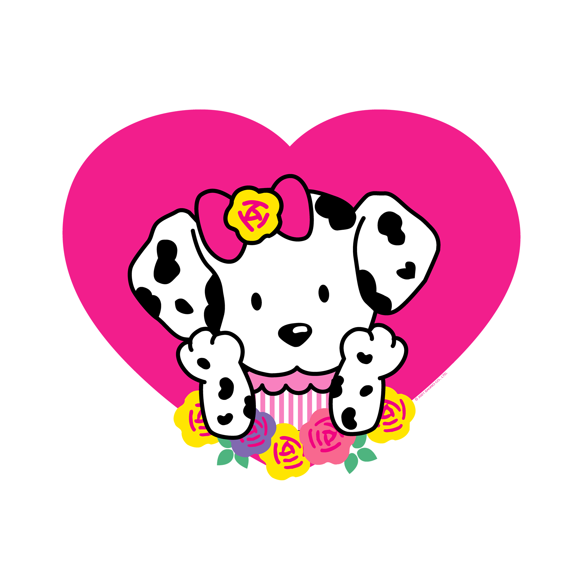 Spottie Dottie Pink Heart T-Shirt - Image 2