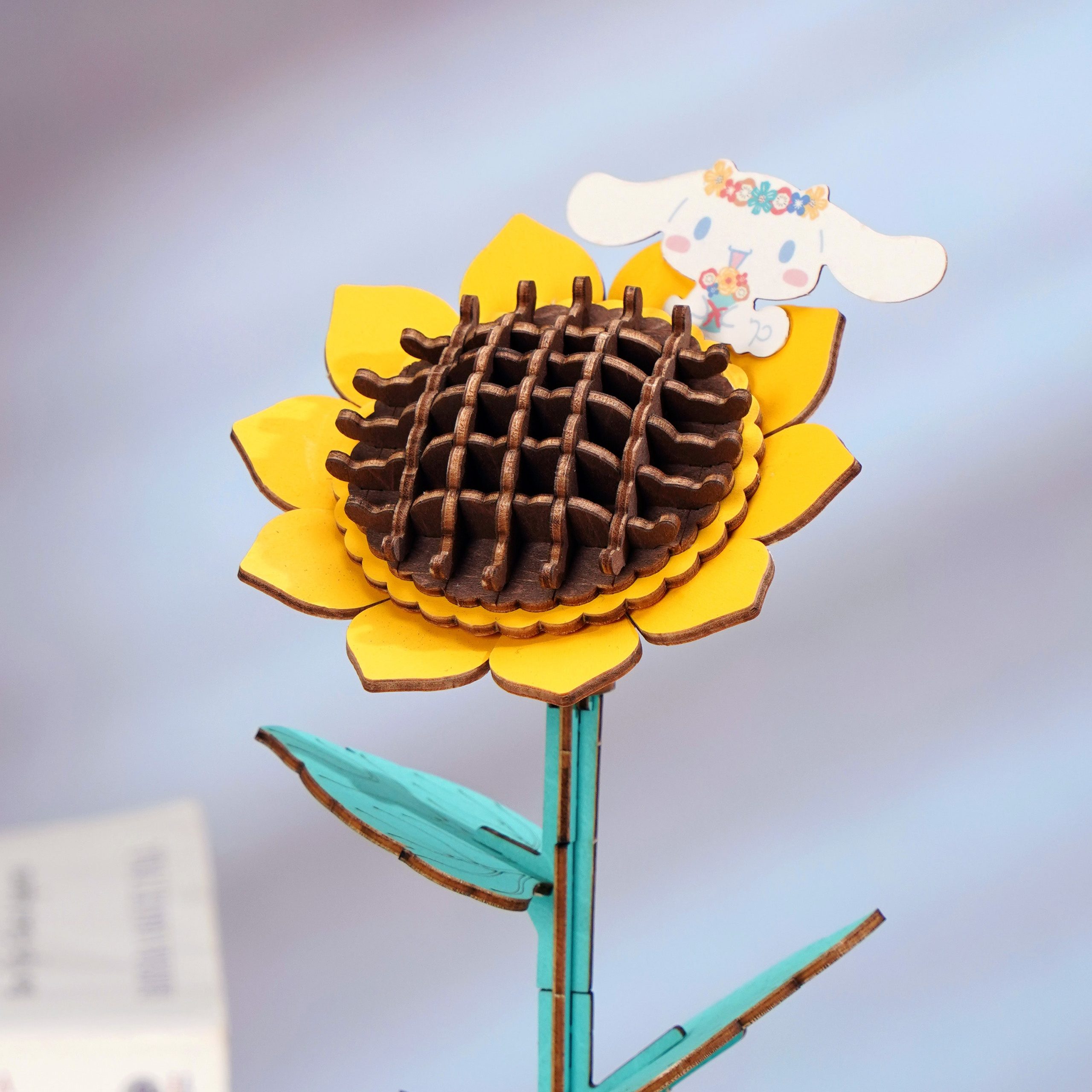 Cinnamoroll Sunflower 3D Wooden Puzzle - Image 4
