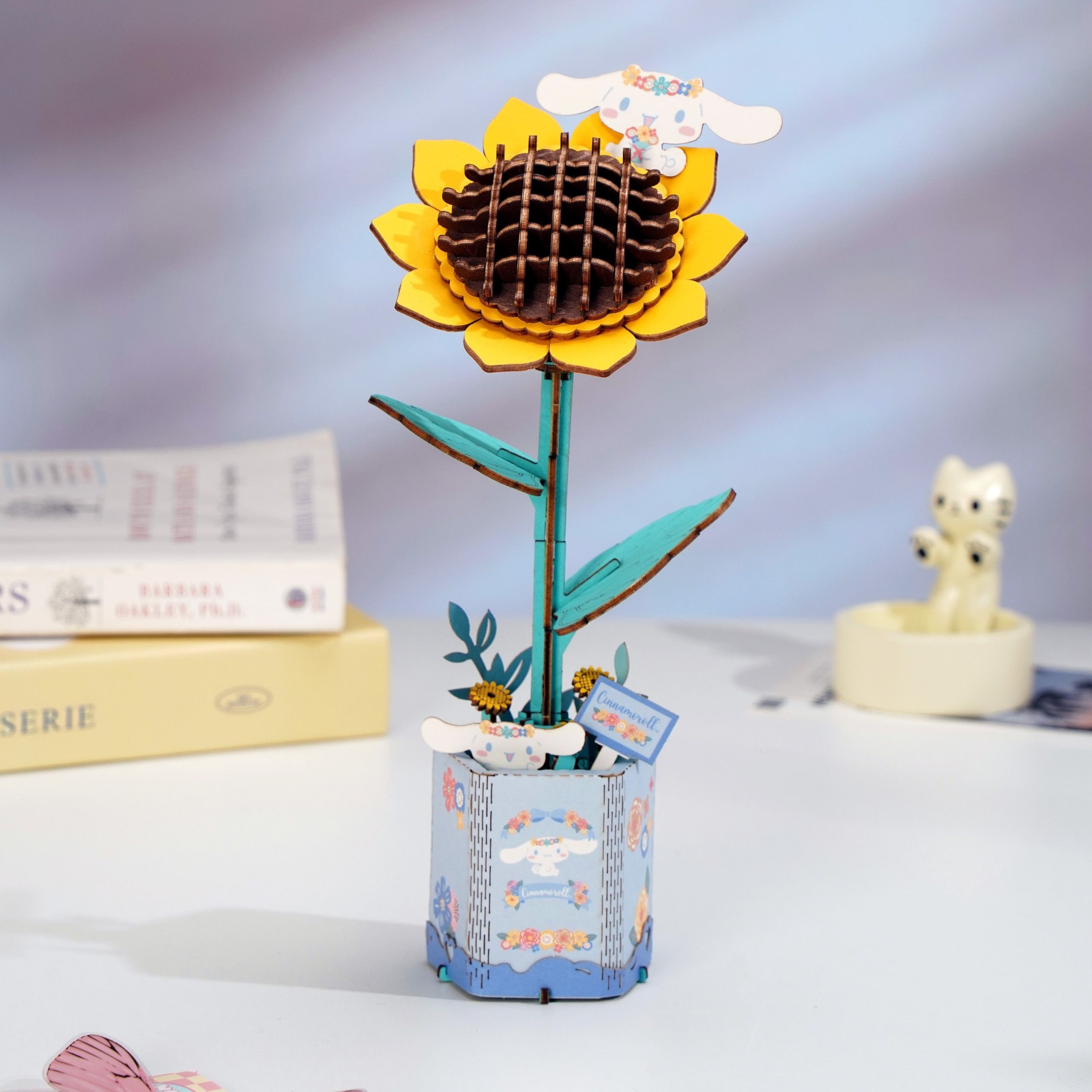 Cinnamoroll Sunflower 3D Wooden Puzzle - Image 2
