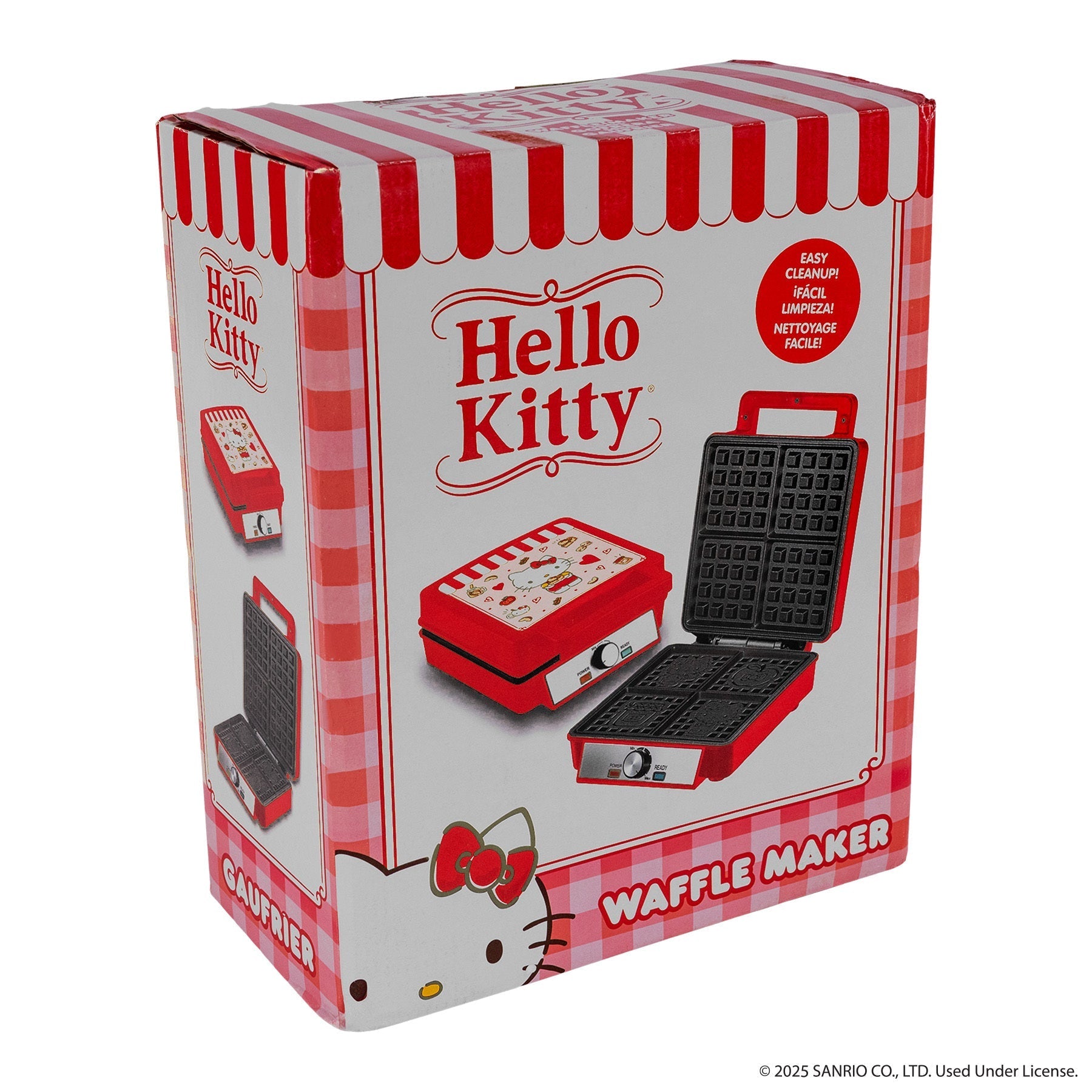 Hello Kitty Deluxe Waffle Maker (Red) - Image 11