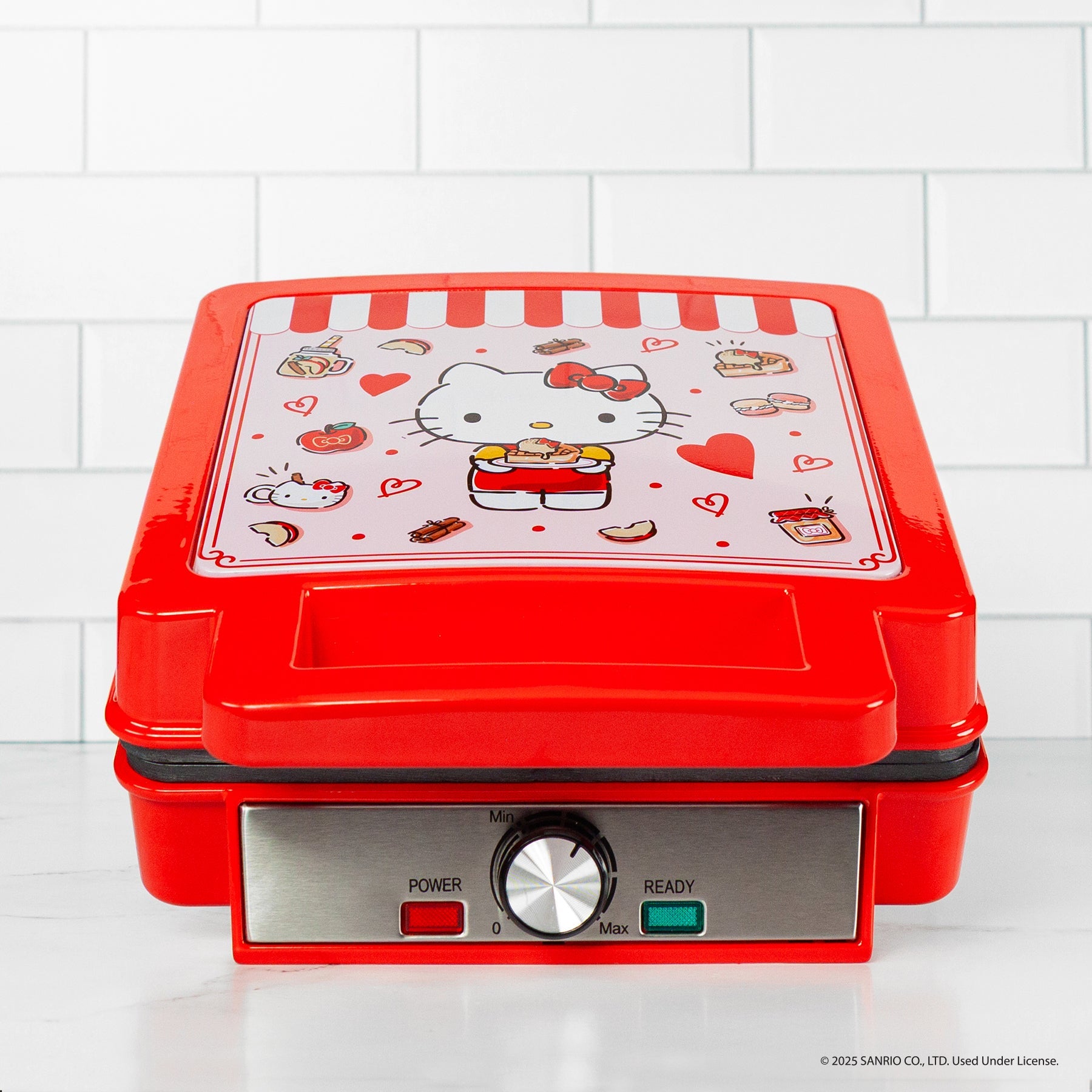 Hello Kitty Deluxe Waffle Maker (Red) - Image 4