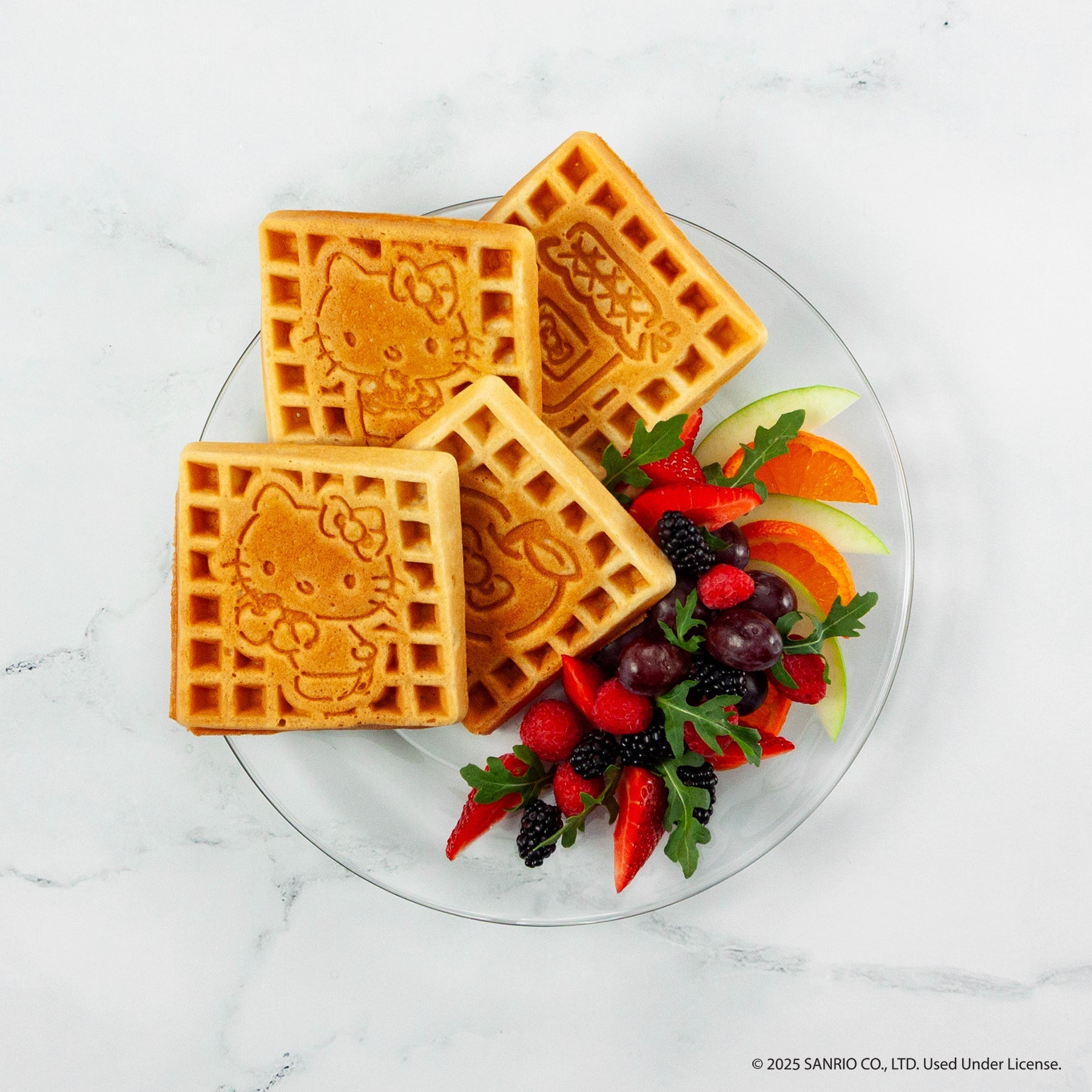 Hello Kitty Deluxe Waffle Maker (Red) - Image 3