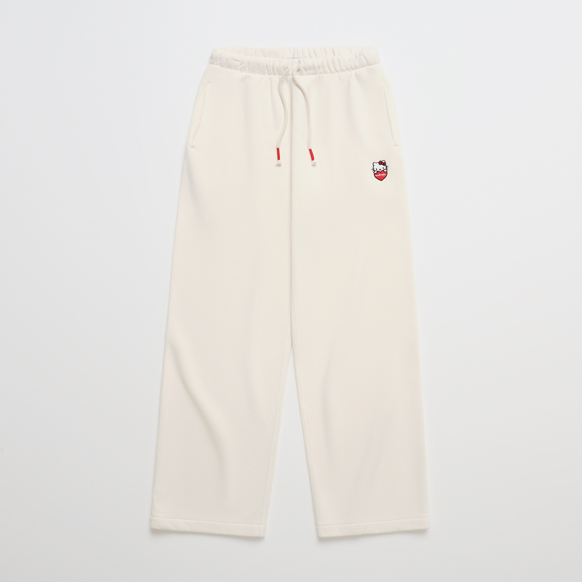 Hello Kitty x Madhappy Logo Midweight Fleece Sweatpant (Vanilla) - Image 2