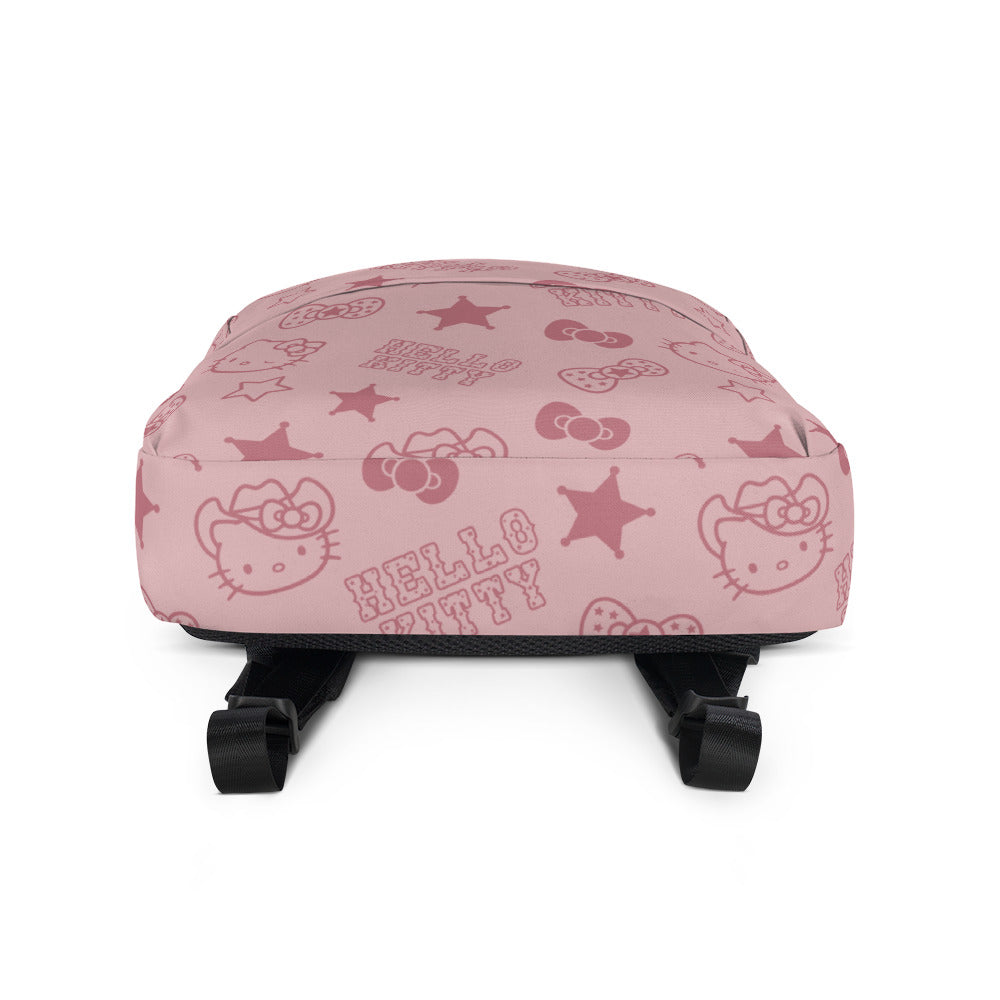 Hello Kitty Pink Western All-over Print Backpack - Image 5