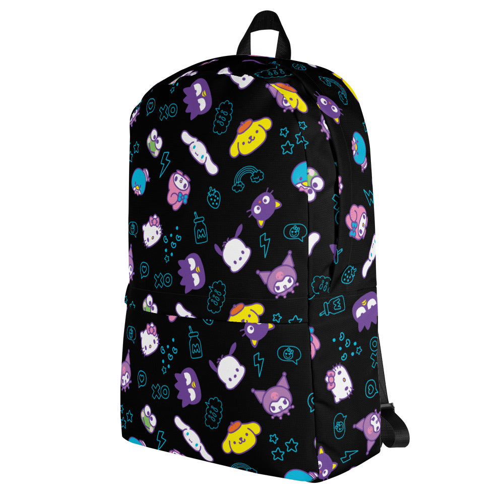 Hello Kitty and Friends Electric Doodle All-over Print Backpack - Image 3