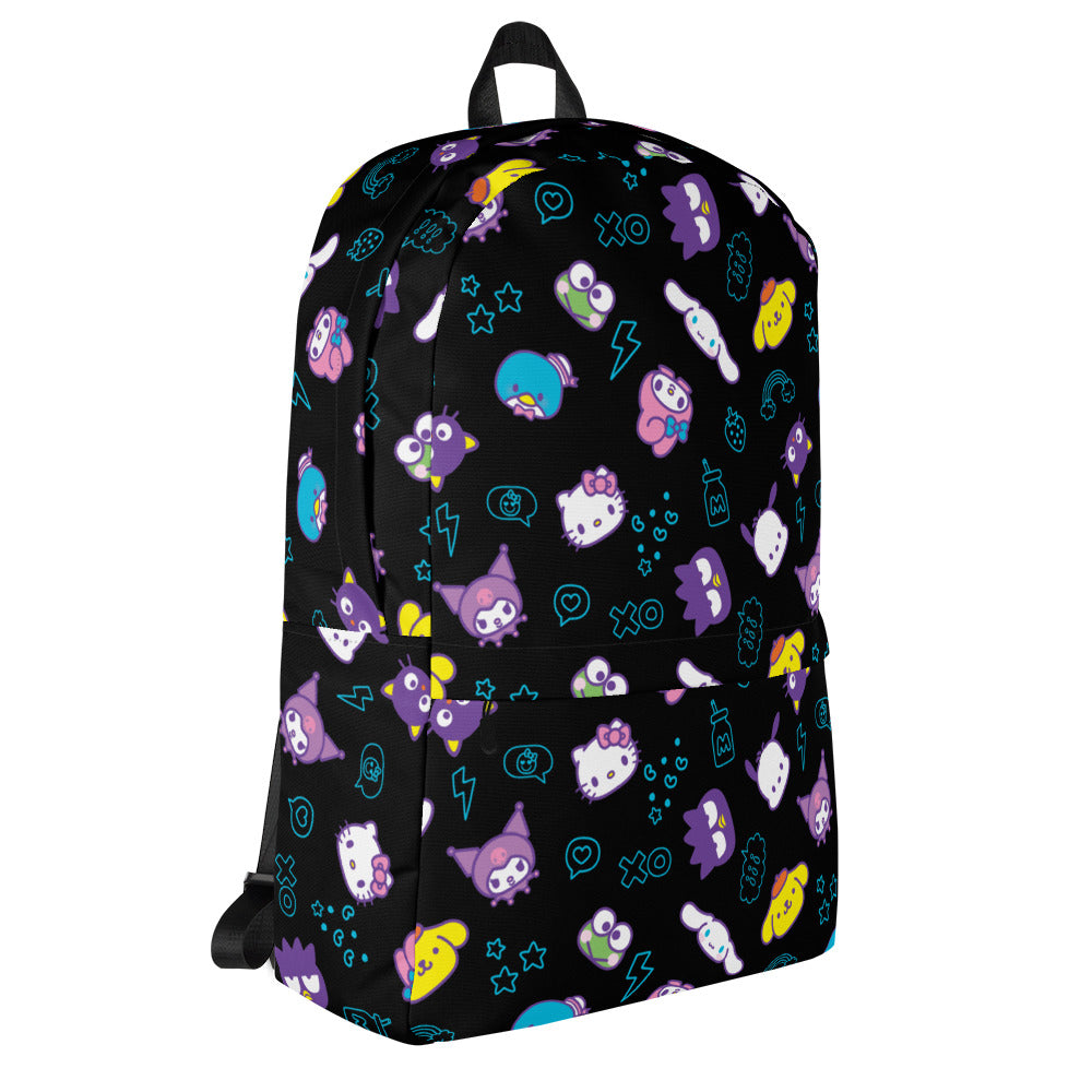 Hello Kitty and Friends Electric Doodle All-over Print Backpack - Image 4