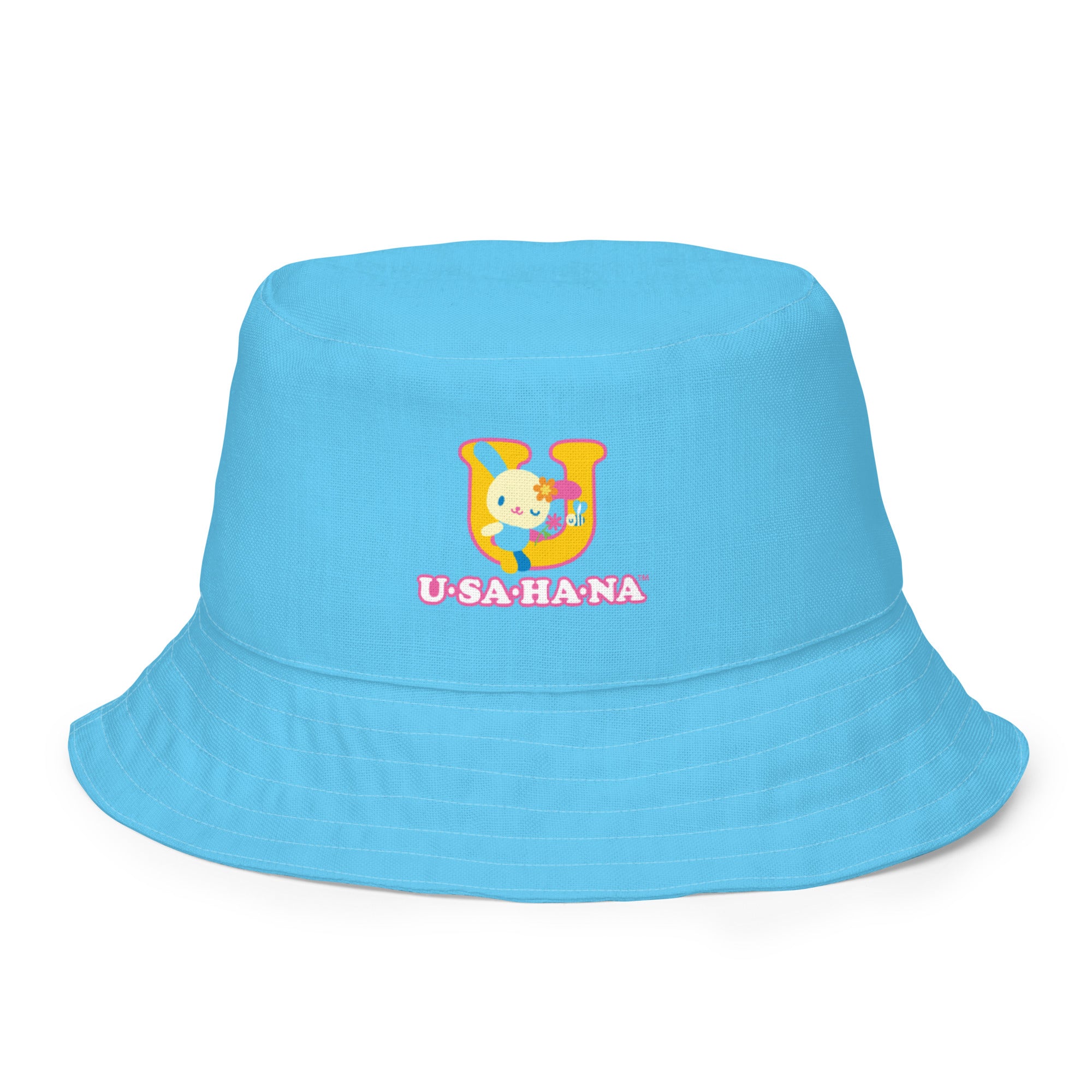 U*SA*HA*NA Daisy Patchwork Reversible Bucket Hat - Image 3