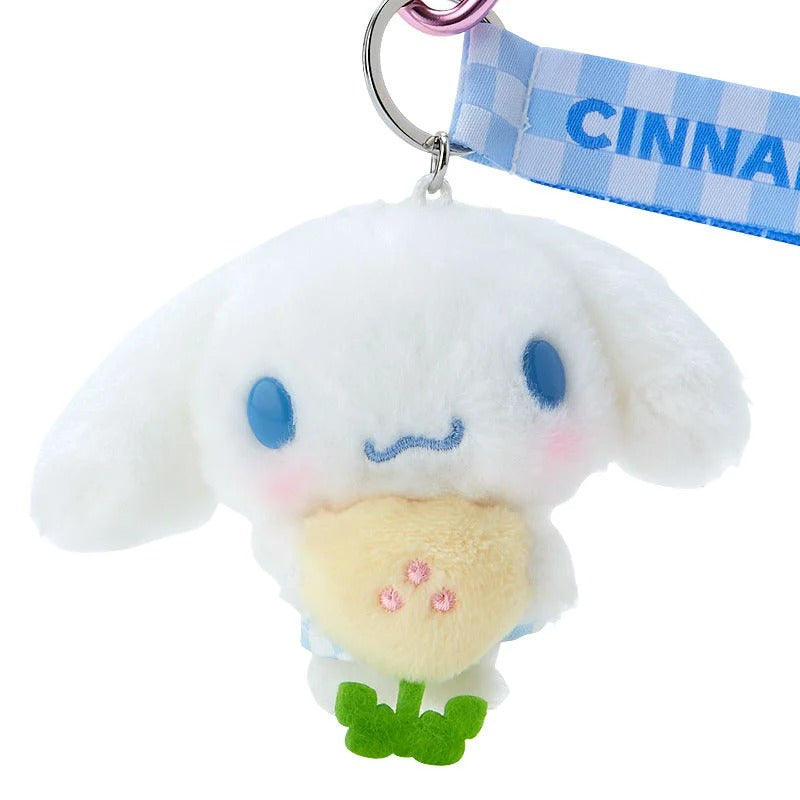 Cinnamoroll Plush Mascot Keychain (Pastel Check Series) - Image 3