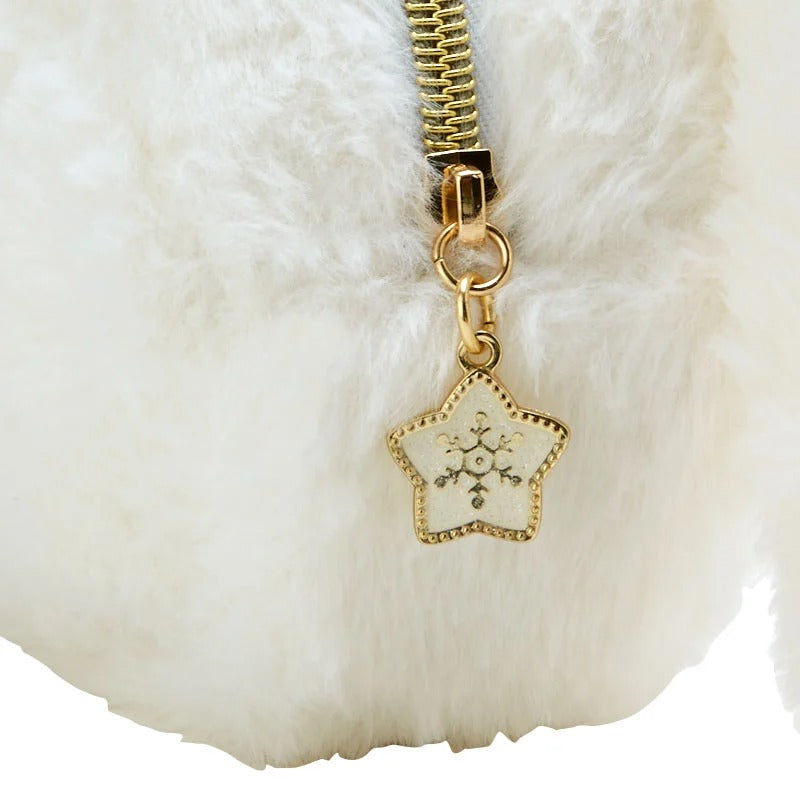 Cinnamoroll Plush Zipper Pouch (Winter Star Series) - Image 2