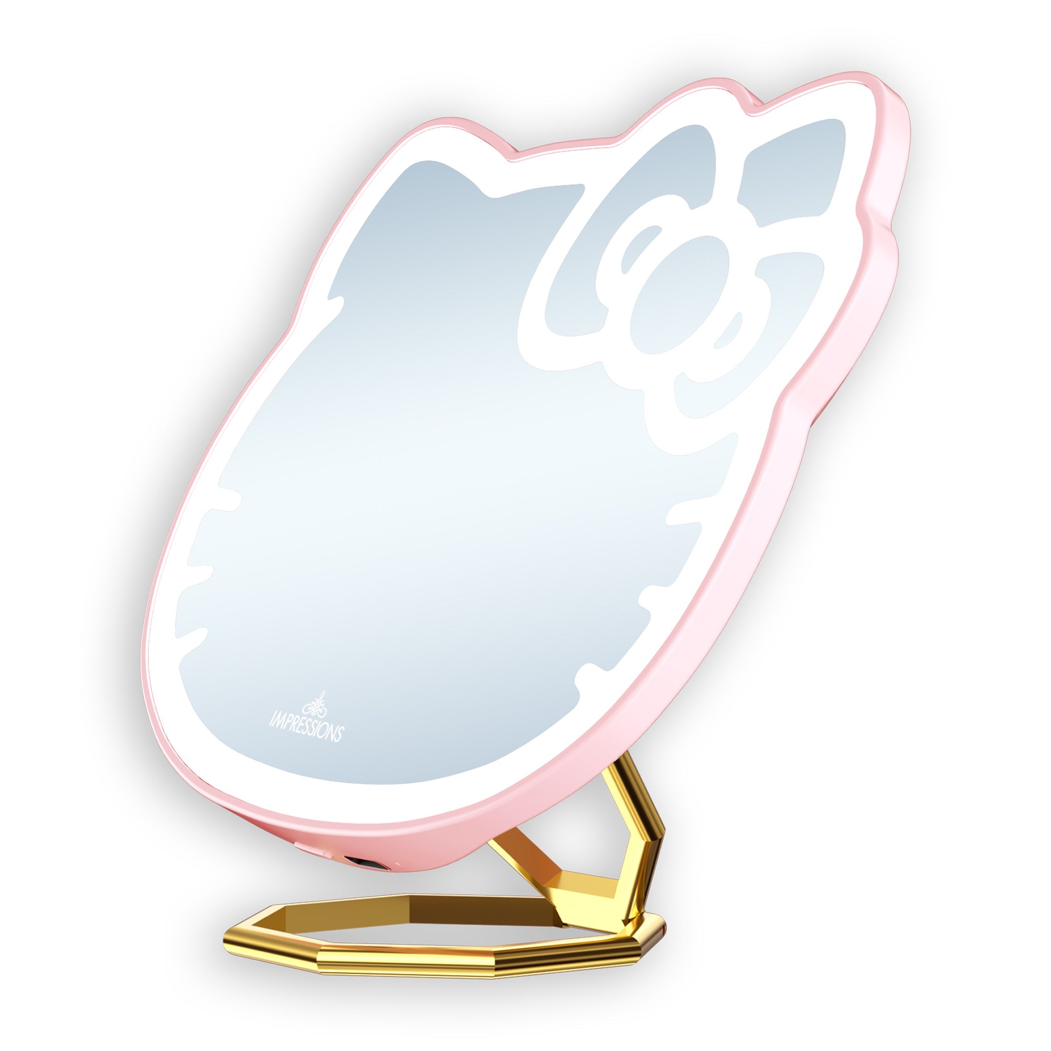 Hello Kitty x Impressions Vanity Pocket Mirror with Ring Stand - Image 2