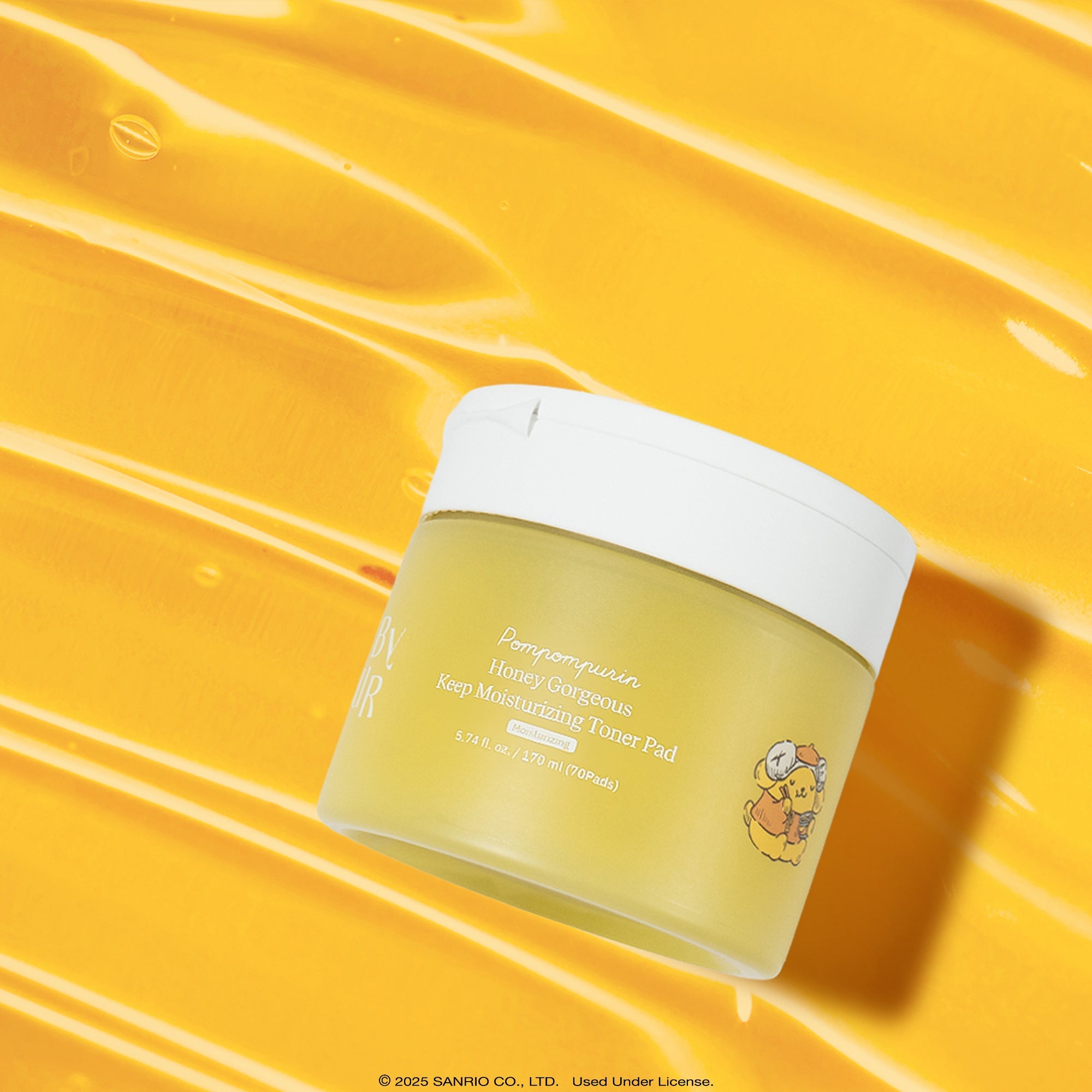 Pompompurin x ByUR Honey Gorgeous Keep Moisturizing Toner Pad (Sanrio K-Spa Edition) - Image 6