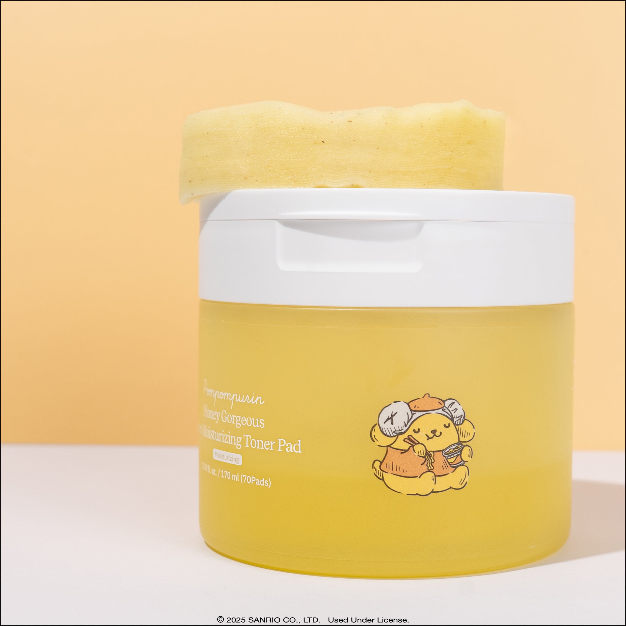 Pompompurin x ByUR Honey Gorgeous Keep Moisturizing Toner Pad (Sanrio K-Spa Edition) - Image 4