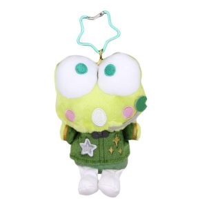 Keroppi Plush Mascot Keychain (Go Green Fandom Series)