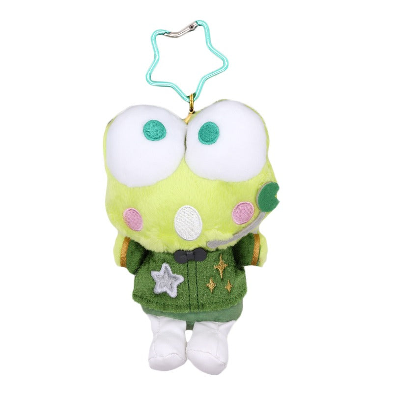 Keroppi Plush Mascot Keychain (Go Green Fandom Series)