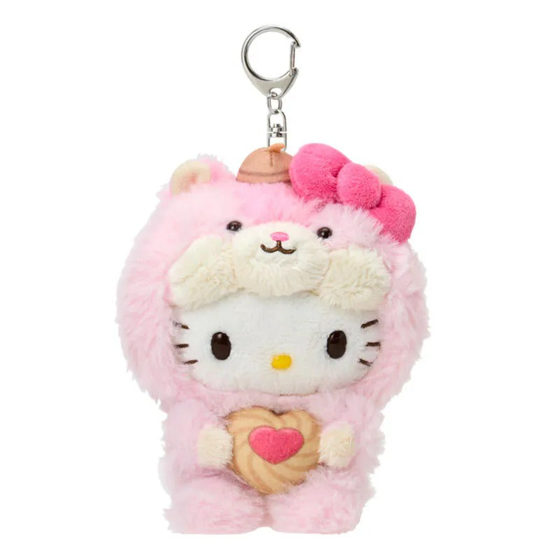 Hello Kitty Plush Mascot Keychain (Fluffy Squirrel Series)